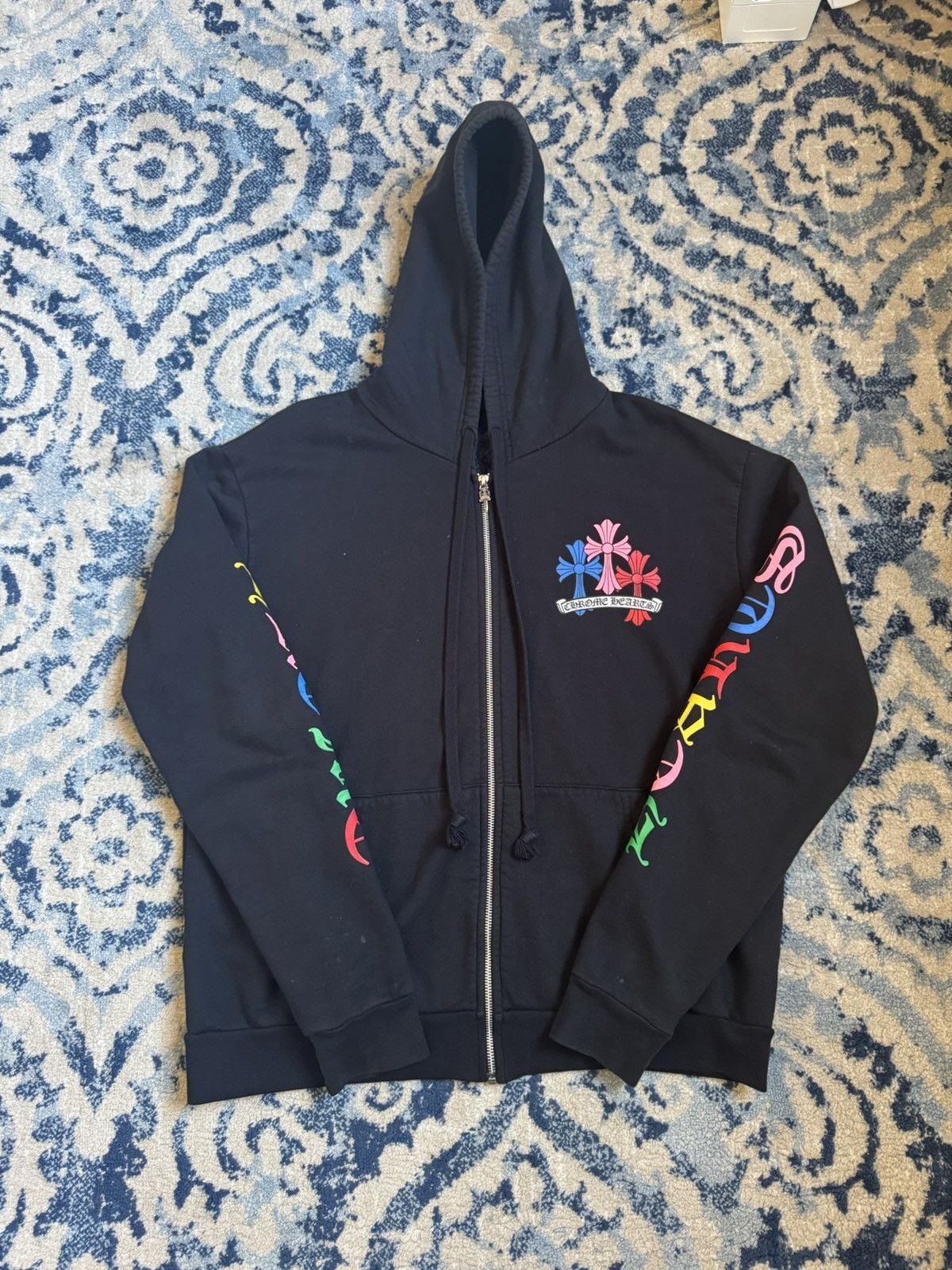 Chrome Hearts Multi Color Cross Hoodie | Grailed