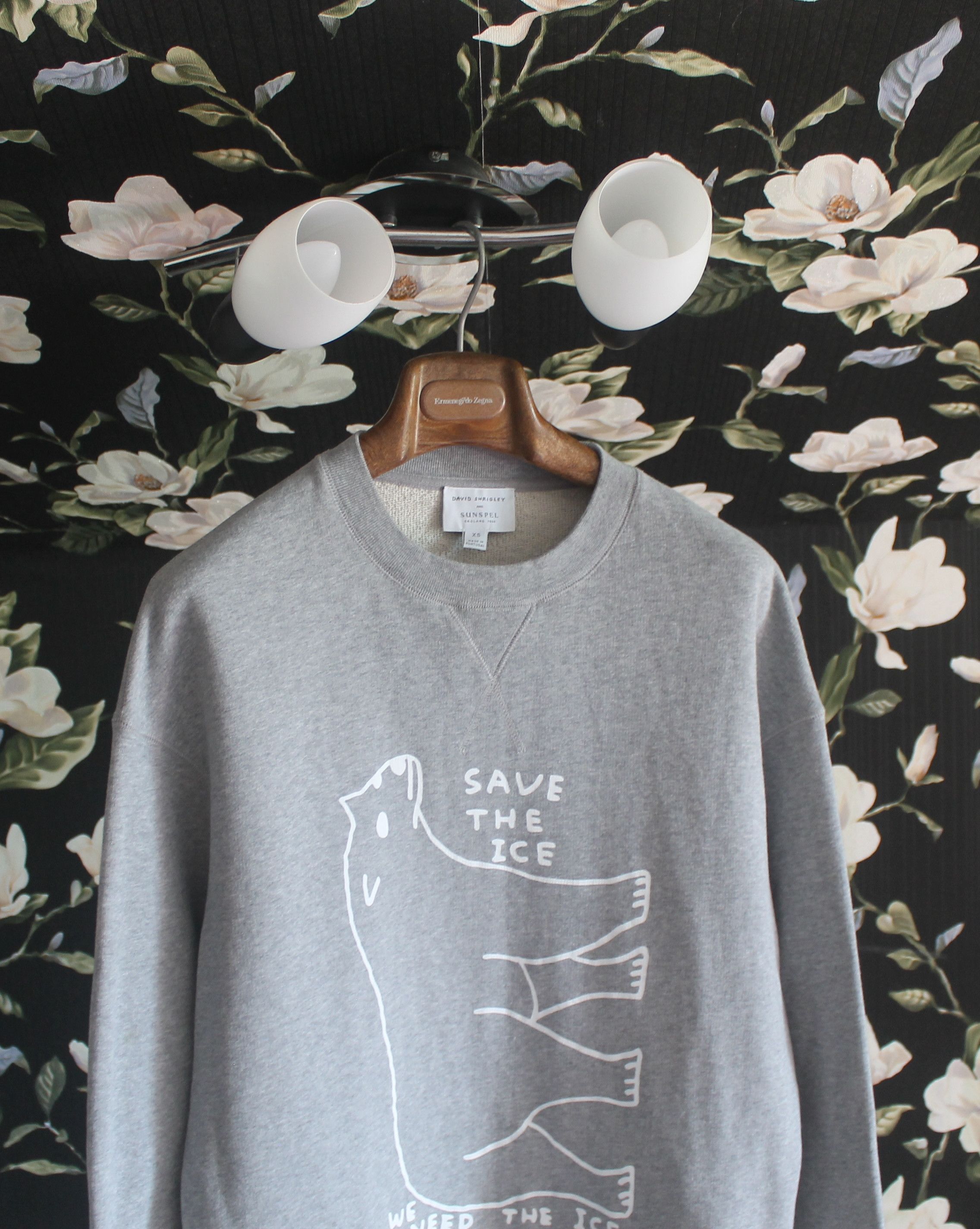 Sunspel David Shrigley x Sunspel Bear Sweatshirt Size XS / US 0-2 / IT 36-38 - 2 Thumbnail