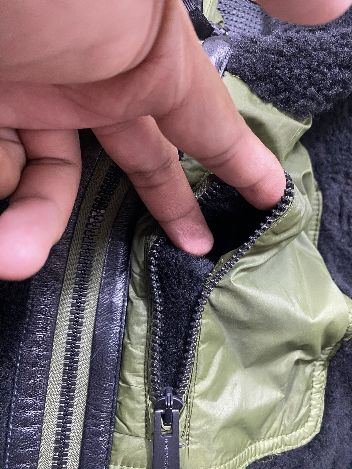 Yves Salomon Shearling and Shell Jacket Size US S / EU 44-46 / 1 - 12 Thumbnail