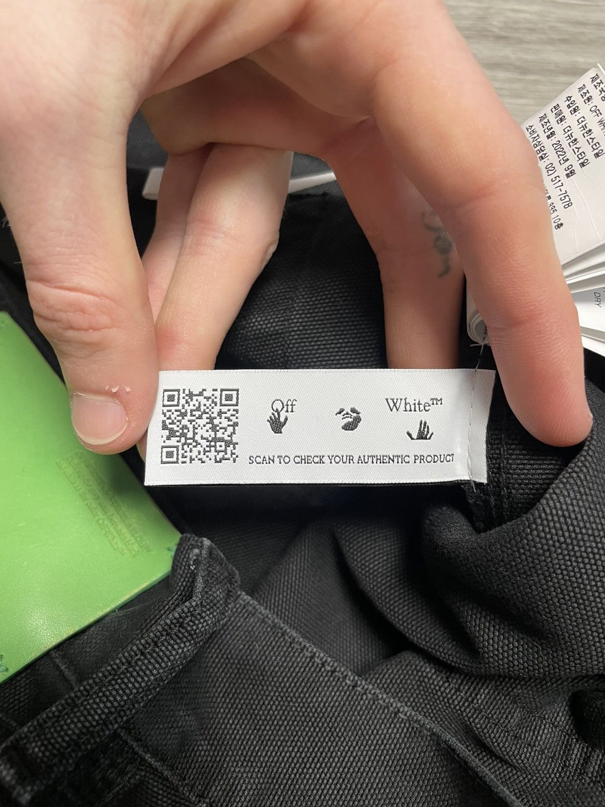 Off-White Off White Black Cargo Jeans Size US 32 / EU 48 - 18 Thumbnail