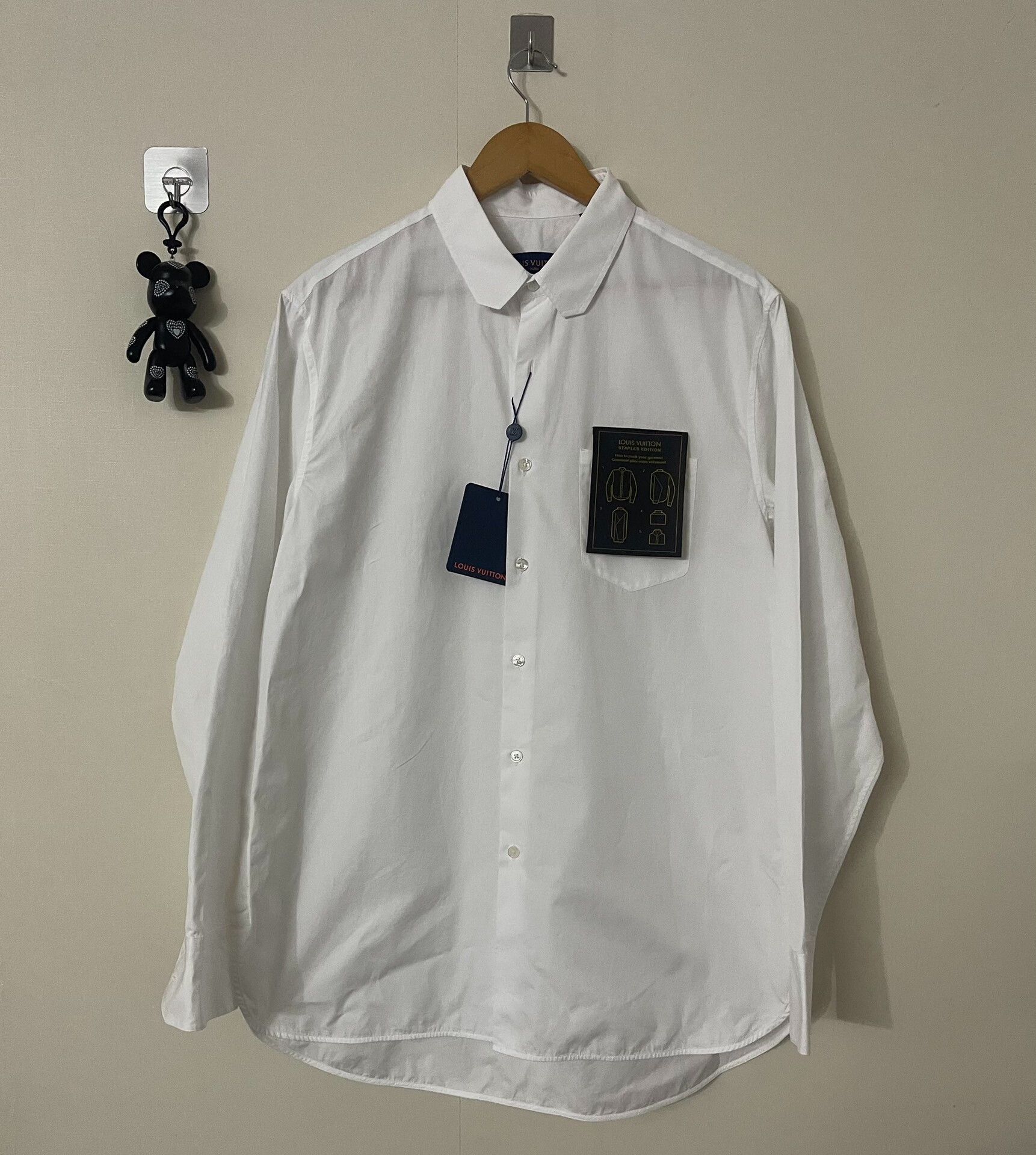 LVXWA louis vuitton white button-up shirt Size US M / EU 48-50 / 2 - 1 Thumbnail