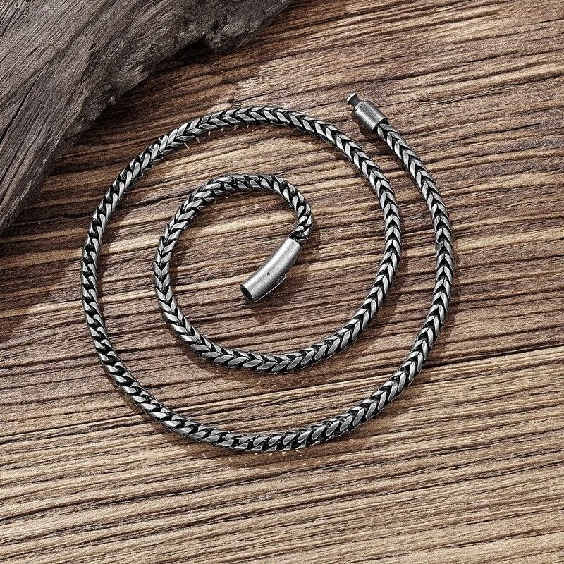 Other Curb Cuban Chain Pendant Accessories Foxtail Chain Necklace Size ONE SIZE - 7 Thumbnail