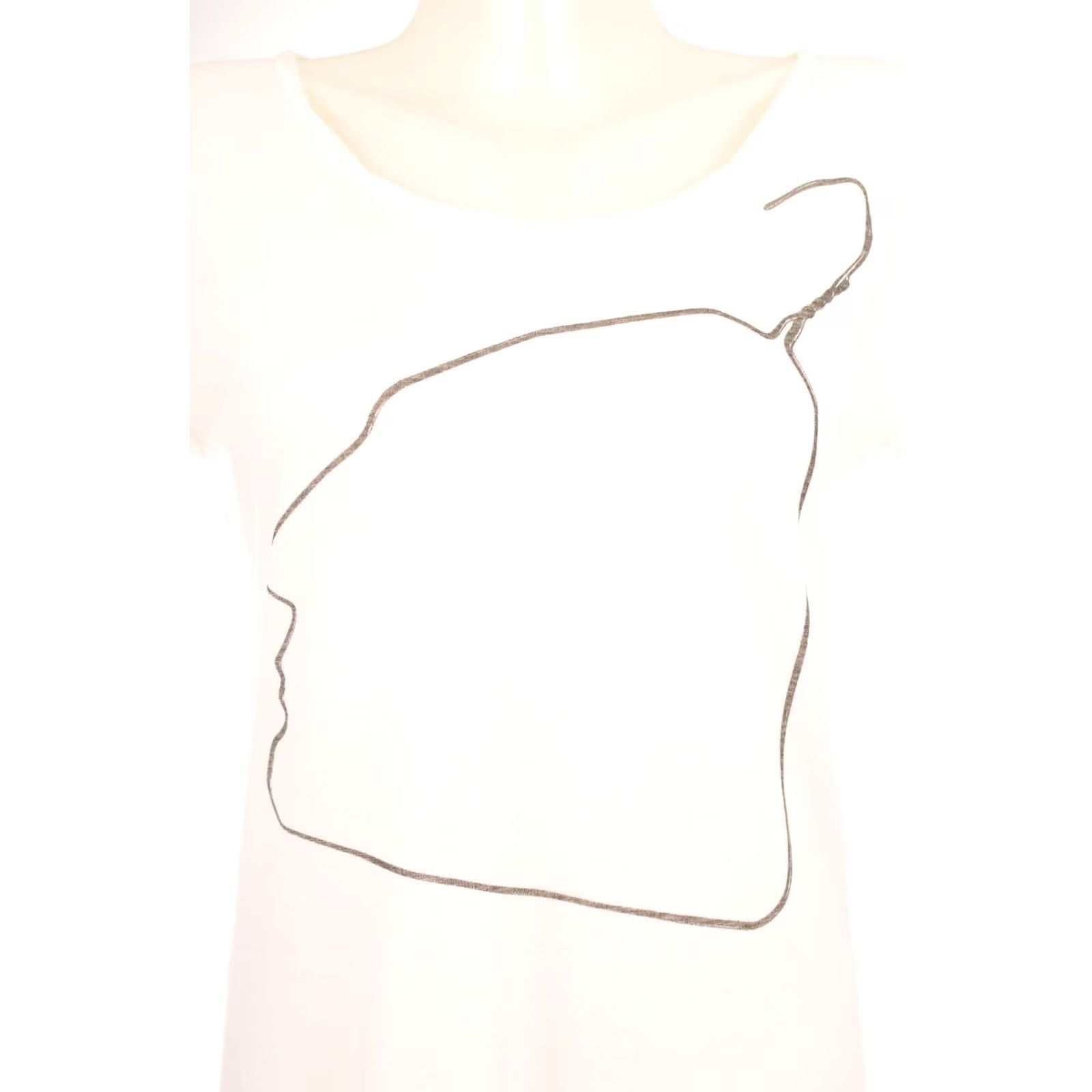 Vintage Des Artistes Hanging Man by Ai Wei Wei T-Shirt White S Womens XS? Size S / US 4 / IT 40 - 2 Thumbnail