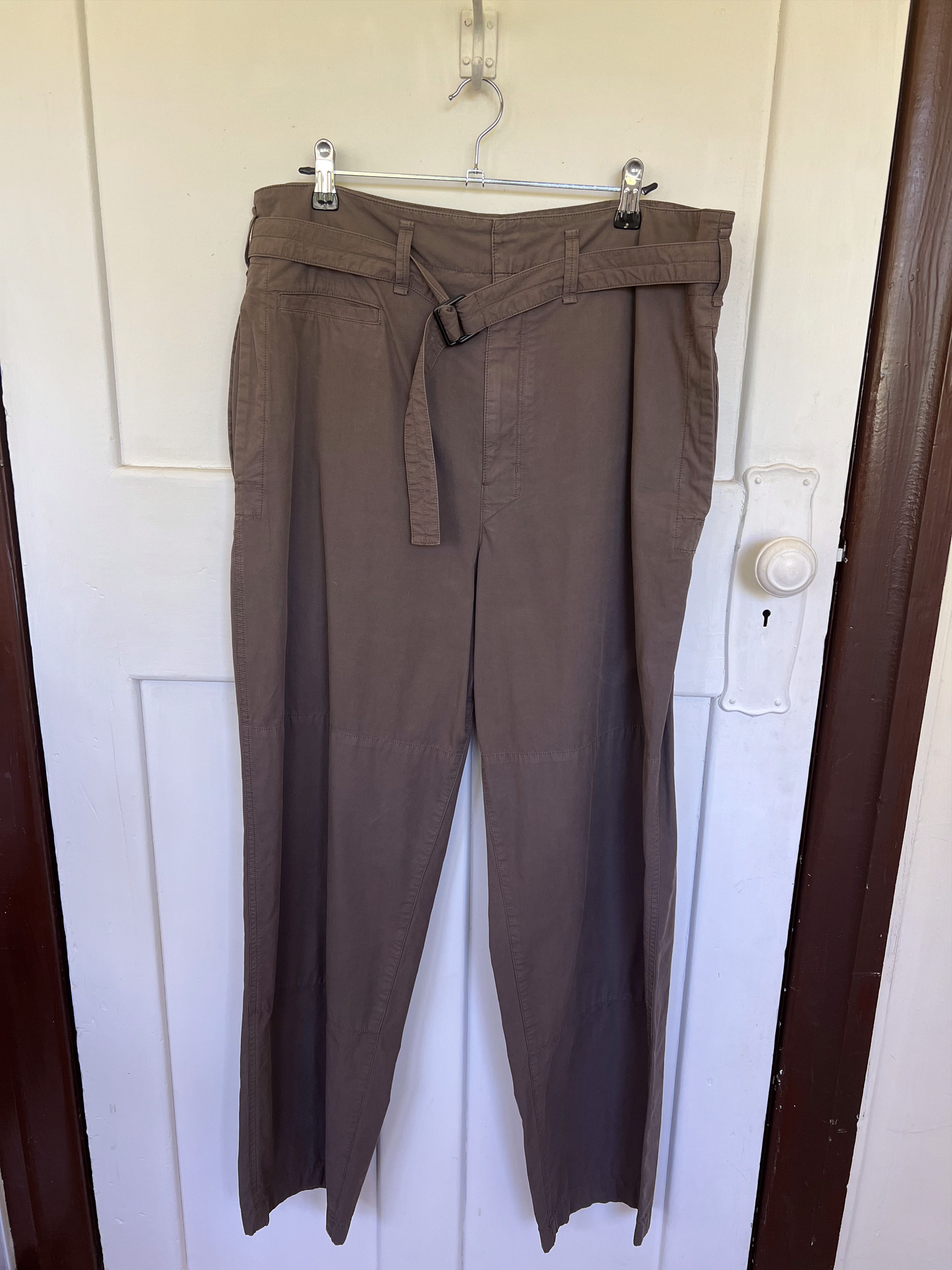Lemaire Lemaire AW21 Ventile Chestnut Trench Pants size 50 Size US 34 / EU 50 - 2 Thumbnail