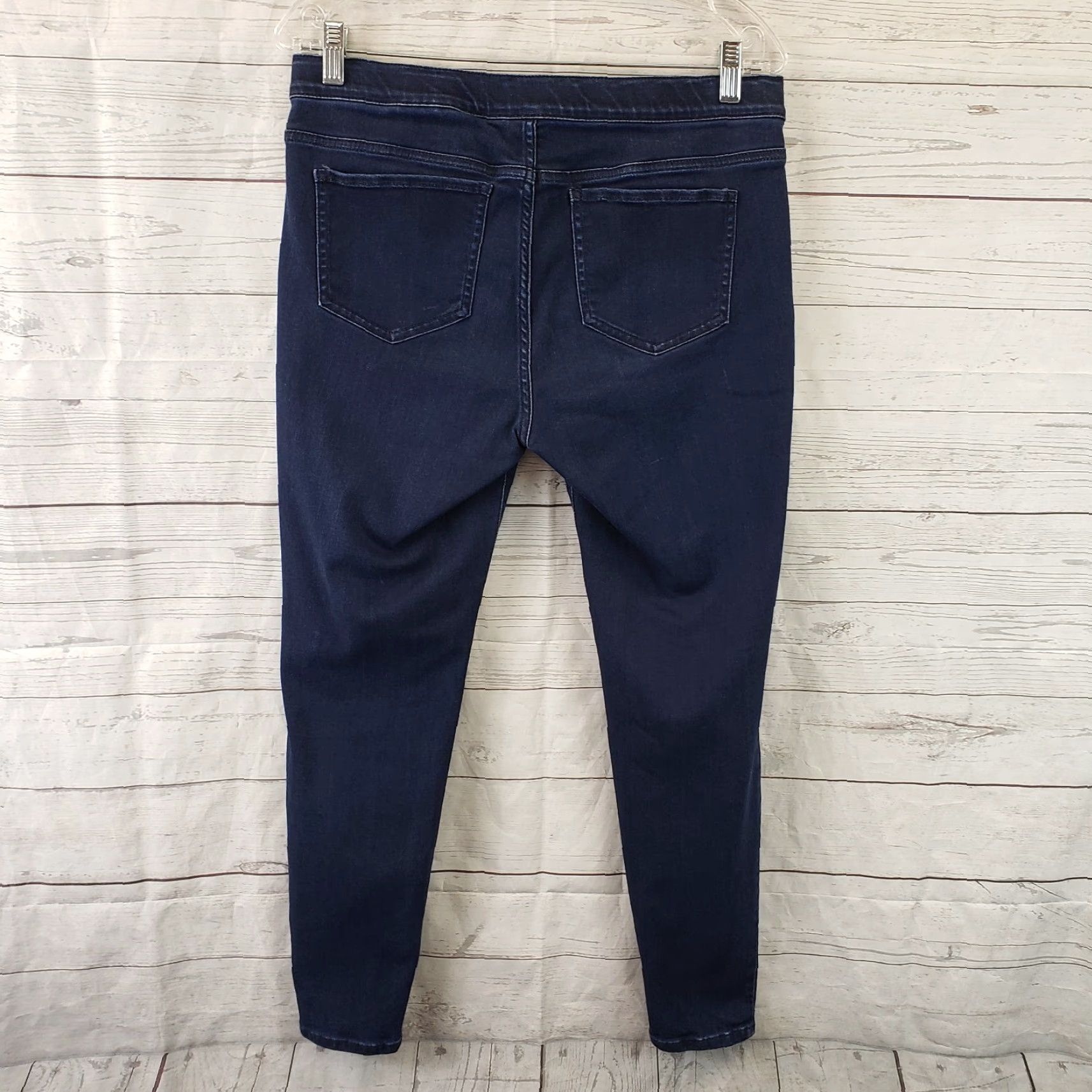 J. Jill J. Jill Womens 5 Pocket Legging Jeans Sz 10 Blue Dark Wash Mid Rise Denim Cotton Blend 26.5 Inseam Womens Size 32" / US 10 / IT 46 - 3 Thumbnail