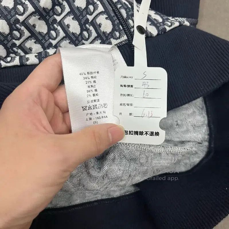Dior Dior Women's Blue Nylon Jacket . Size S / US 4 / IT 40 - 5 Thumbnail