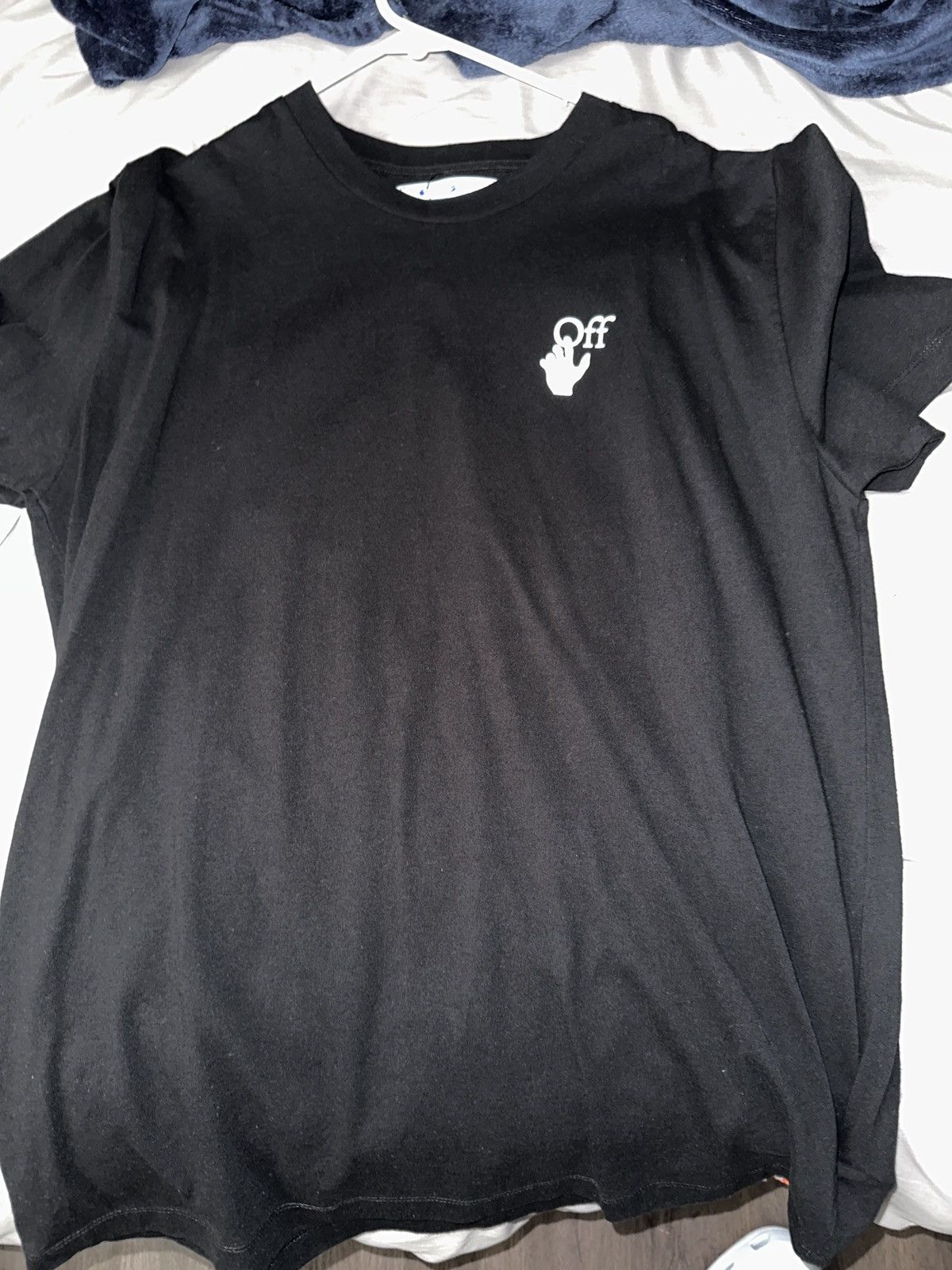 Off-White Off-White Agreement Short-Sleeve Slim Tee 'Black/White' Size US XL / EU 56 / 4 - 1 Thumbnail