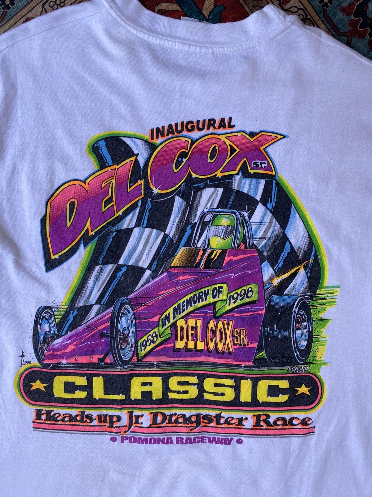 Vintage Vintage Delcox F1 T-shirt Size US L / EU 52-54 / 3 - 6 Thumbnail