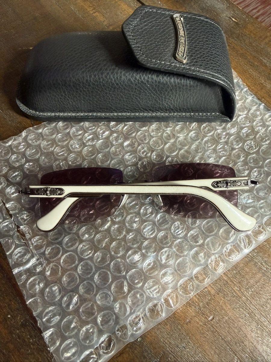 Chrome Hearts Deep II ebony frames (white/purp) Size ONE SIZE - 1 Thumbnail