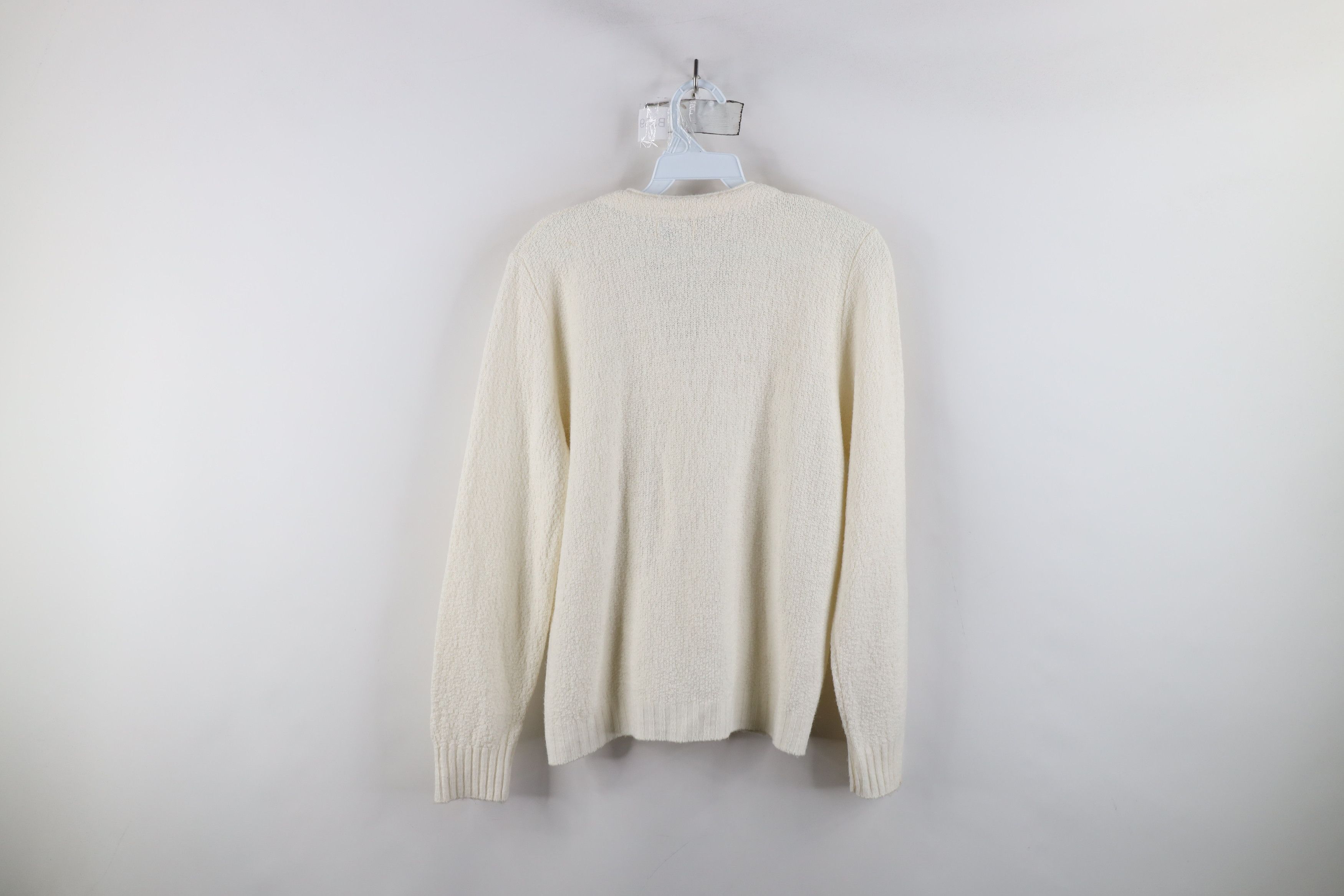 Vintage Vintage 50s 60s Streetwear Textured Knit Cardigan Sweater Size S / US 4 / IT 40 - 8 Thumbnail