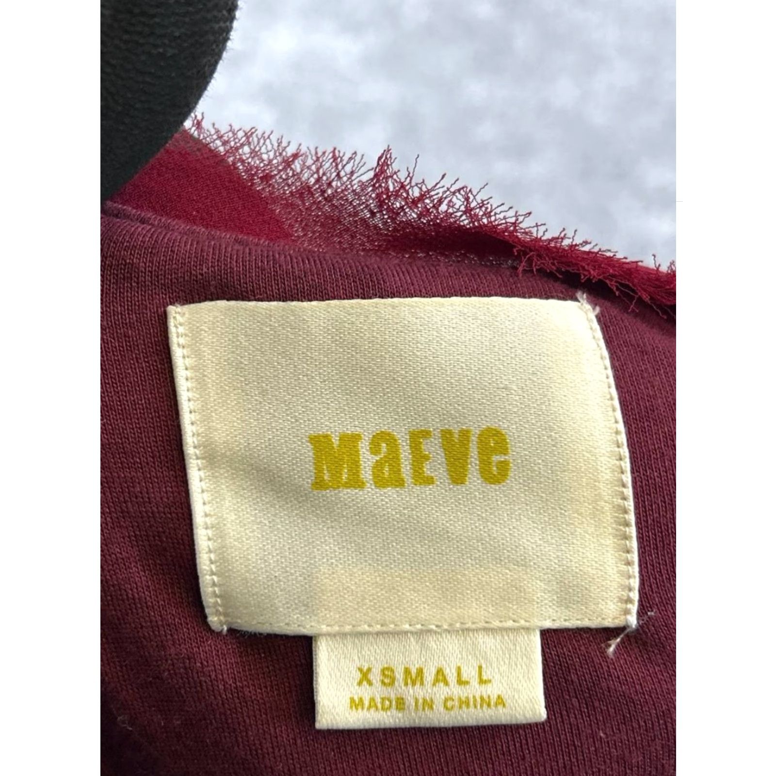 Vintage Maeve Dress Womens XS Red Knit Blouson Short Sleeve Striped A-Line Casual Size XS / US 0-2 / IT 36-38 - 3 Thumbnail