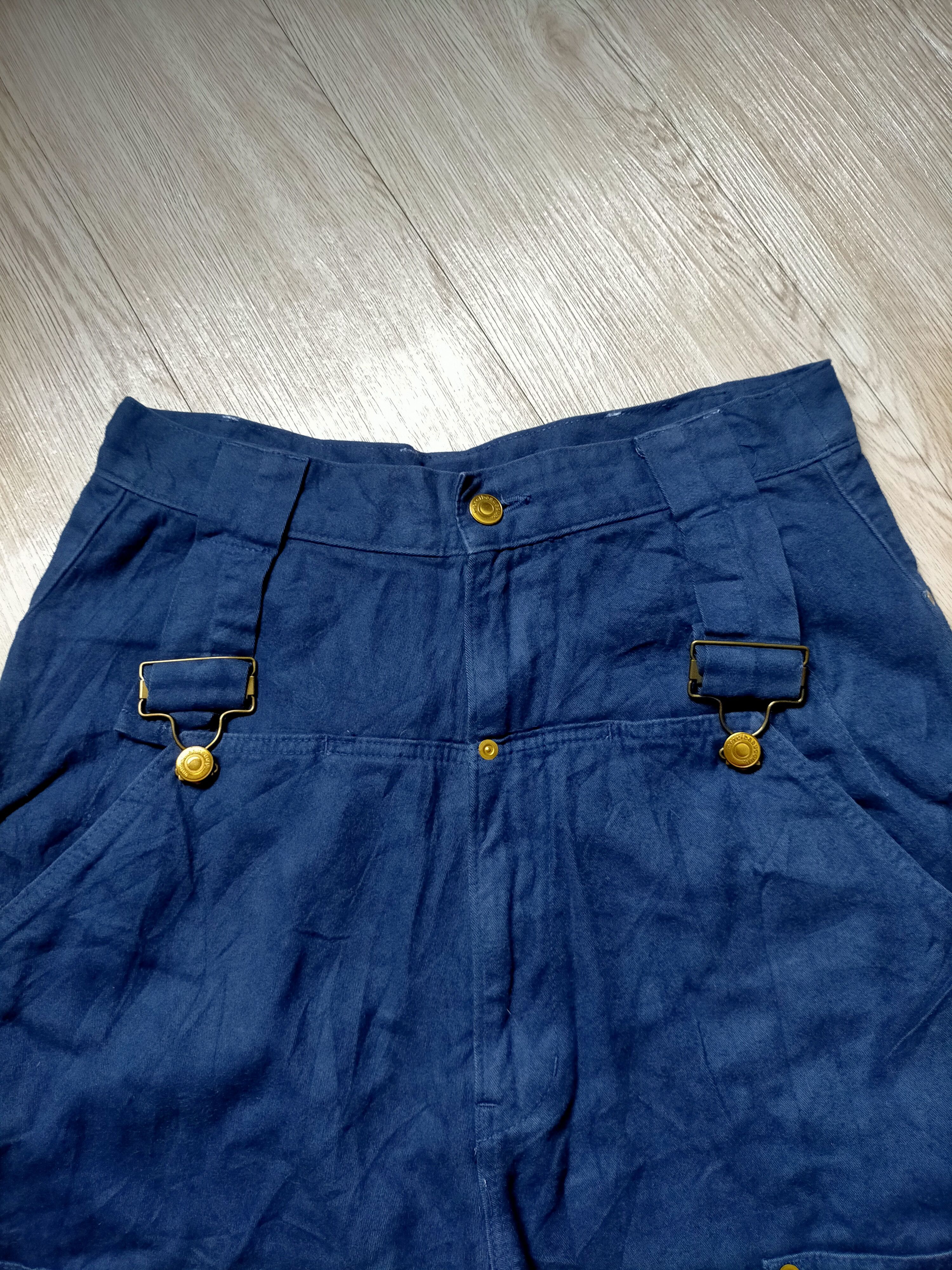 Issey Miyake Mercibeaucop Drop Cropth Suede Cotton Parachute Pants Size US 30 / EU 46 - 2 Thumbnail