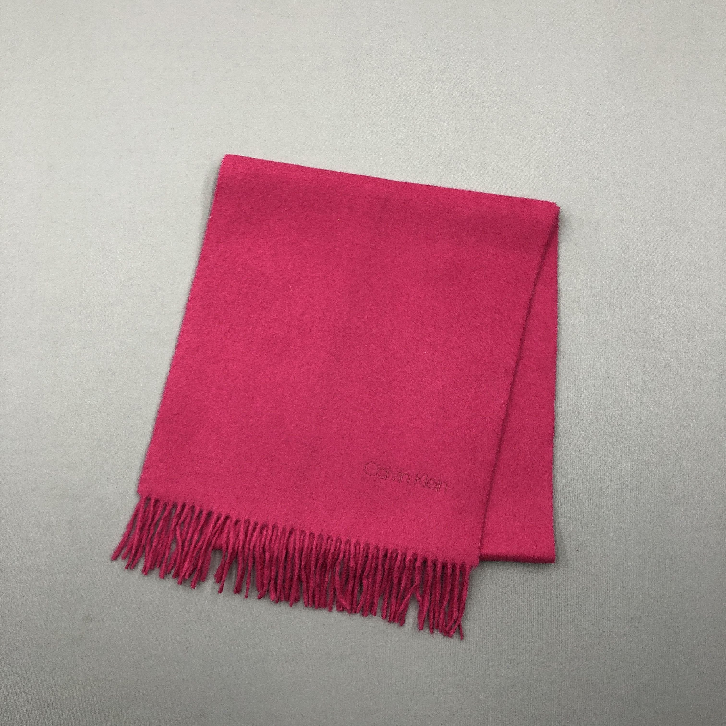 Calvin Klein Vintage Calvin Klein Scarf Muffler Wool Winter Neck Scarves Size ONE SIZE - 3 Thumbnail