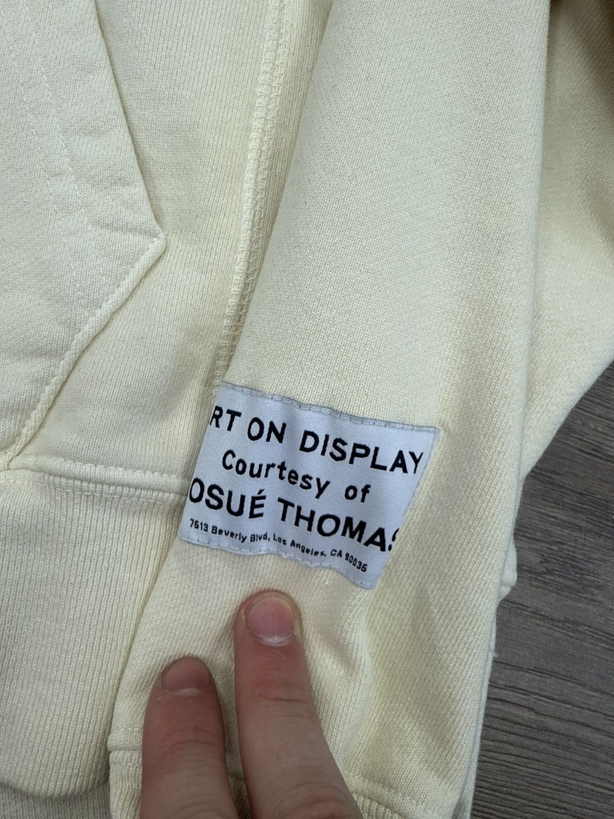 Gallery Dept. Gallery dept cream logo hooded sweatshirt small Size US S / EU 44-46 / 1 - 7 Thumbnail