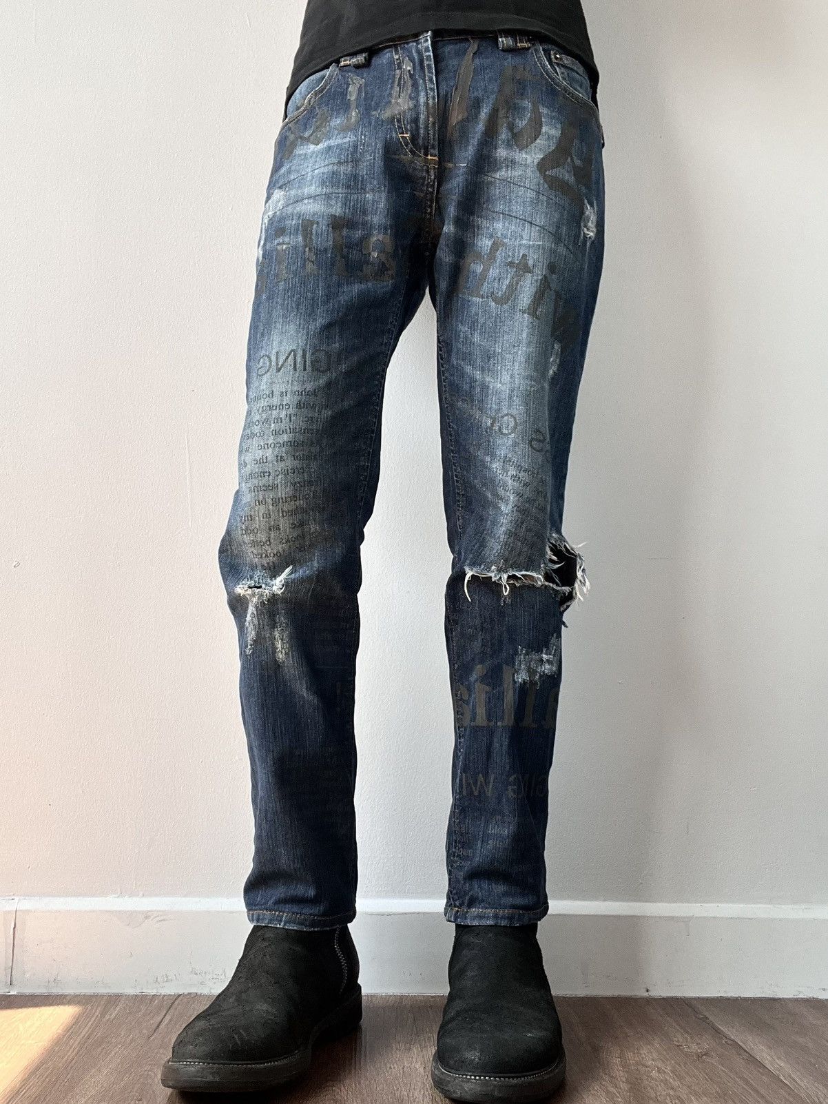 John Galliano John Galliano Indigo Denim Pants | Grailed