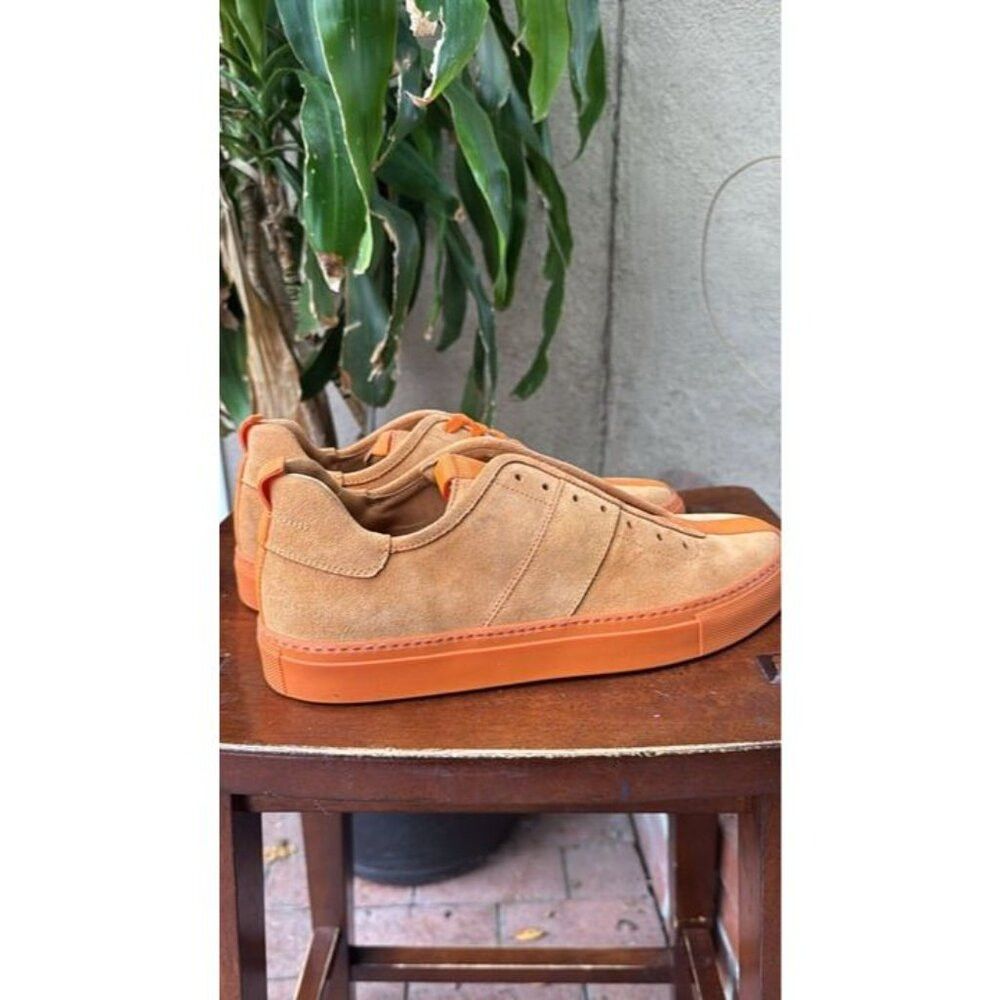 Daniel Patrick DANIEL PATRICK Size 9 Men's Orange Low Top Shoes Designer U Size US 9 / EU 42 - 6 Thumbnail