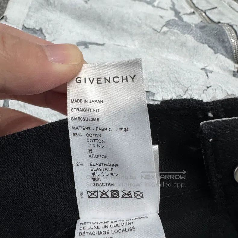 Givenchy Givenchy Size36 Plaster Crack Denim Pants Size US 31 - 4 Thumbnail