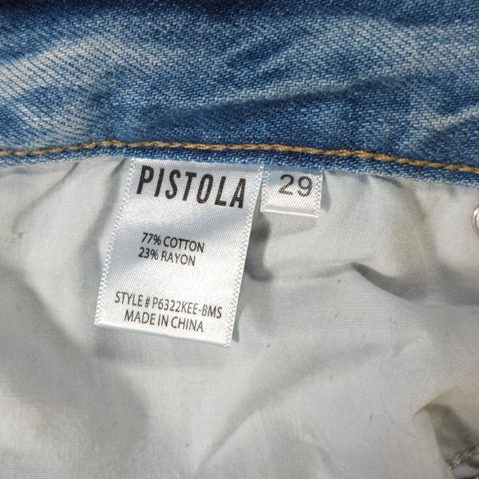 Pistola NWT Pistola Cassie High Waist Straight Leg Jeans Sz. 29x31 Size 29" - 8 Thumbnail
