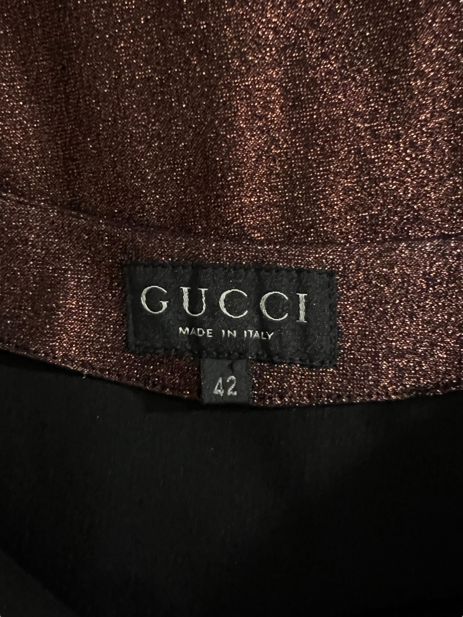 Gucci Gucci by Tom Ford S/S 1997 Strapless Copper Metallic Dress Size M / US 6-8 / IT 42-44 - 7 Thumbnail