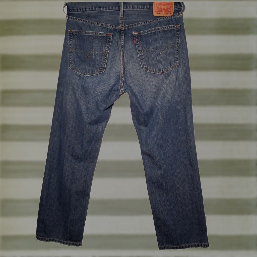 Levi's Levi's 559 Jeans 36x29 Men Medium Wash Blue Distressed Work Pants Reading read Size US 36 / EU 52 - 1 Thumbnail