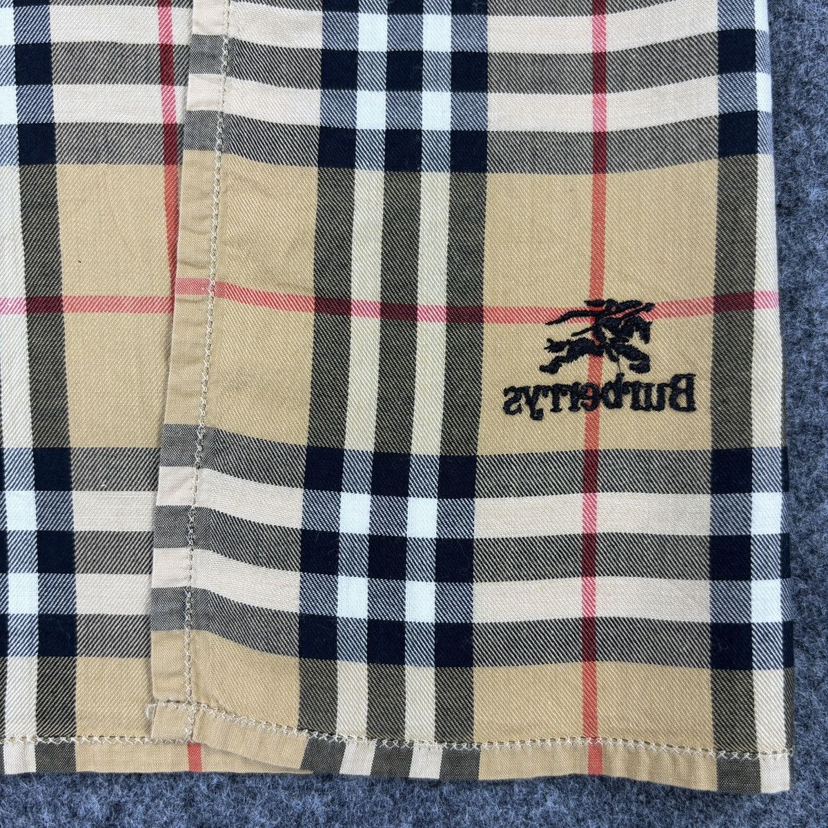 Burberry × Vintage Handkerchief # E026 # Bandana # Neckerchief Size ONE SIZE - 4 Thumbnail