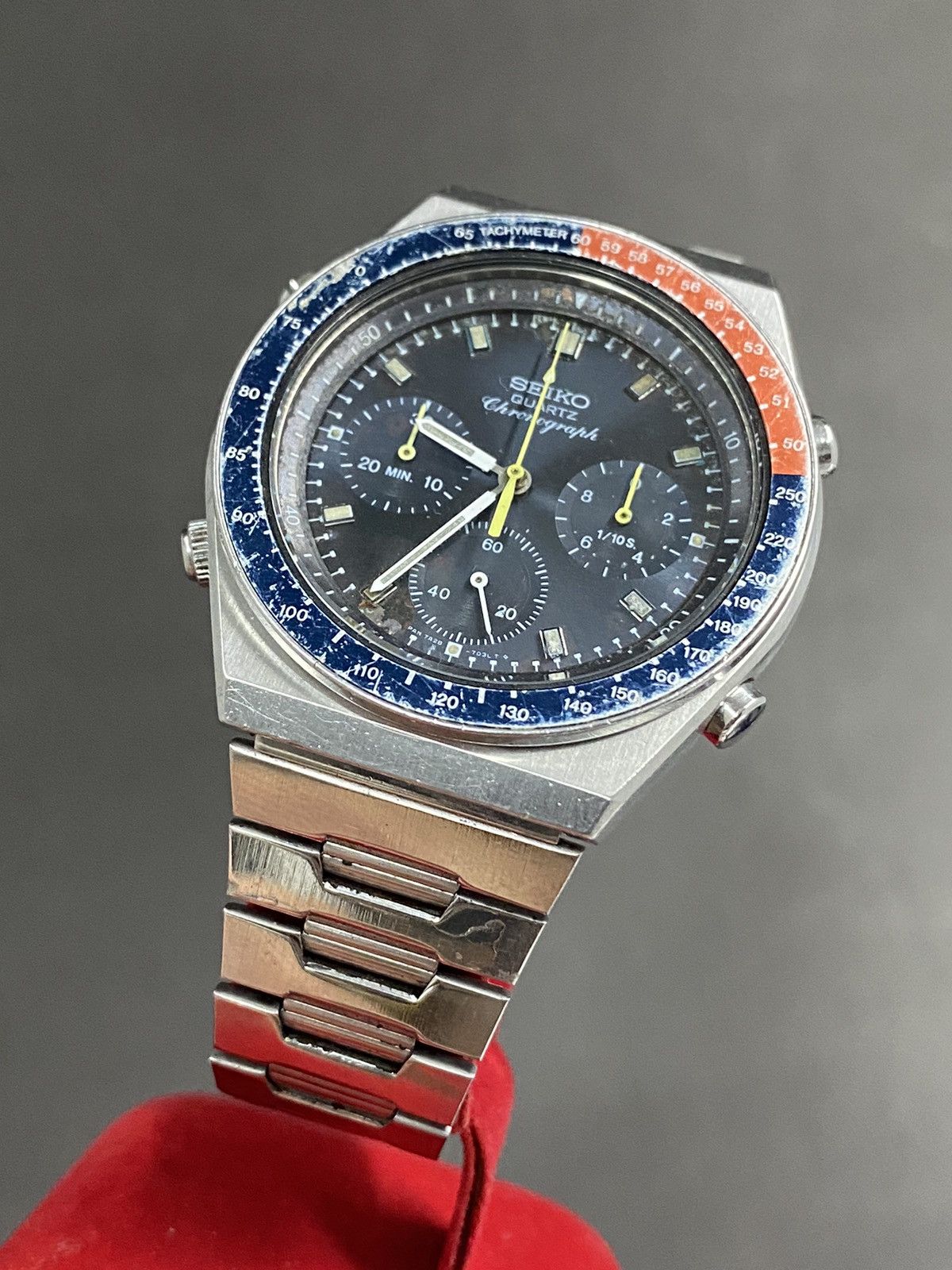 Seiko × Vintage Vintage SEIKO Pepsi 7A28-703A Chronograph Quartz Men’s Watch Size ONE SIZE - 10 Thumbnail
