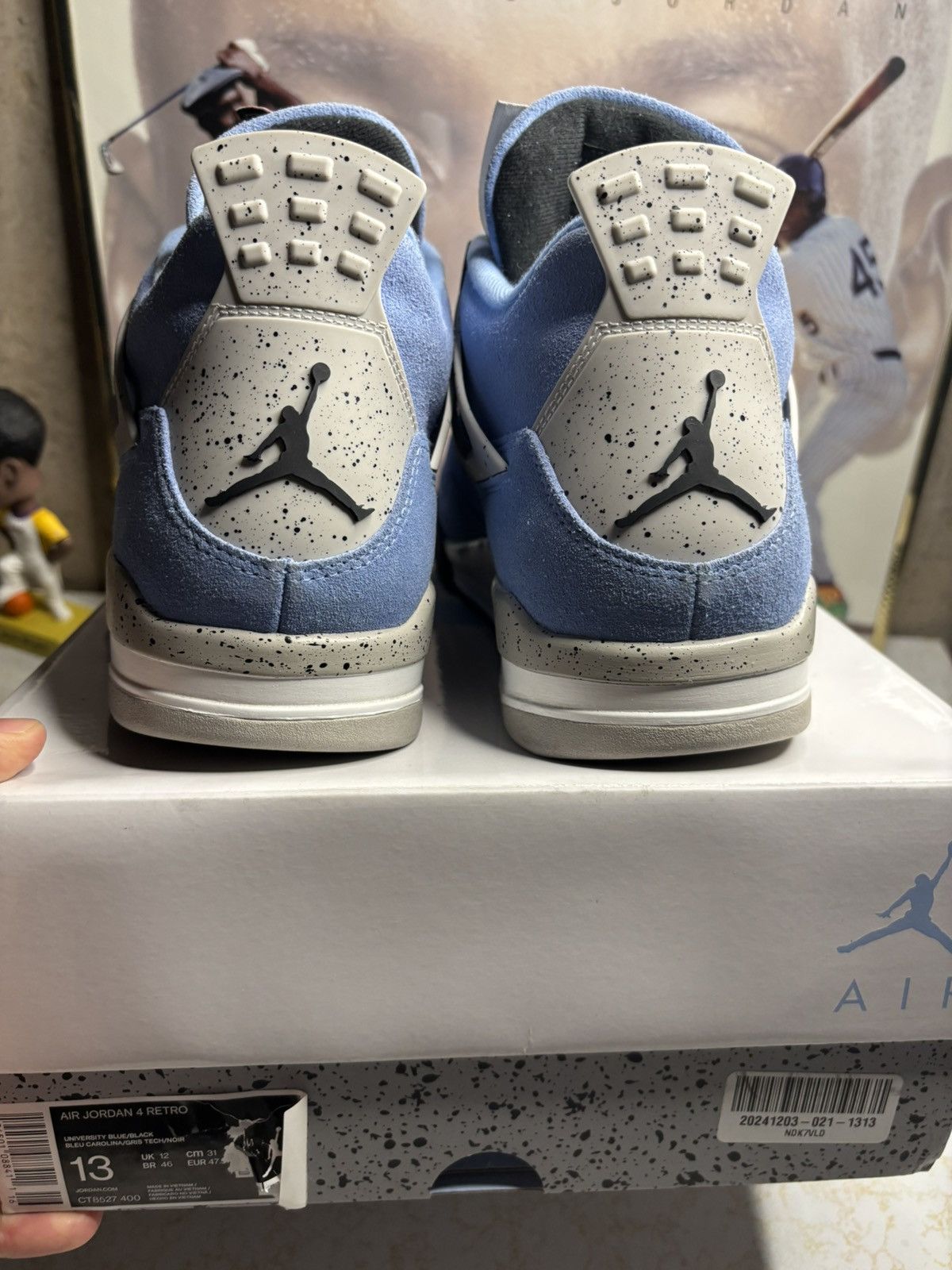 Jordan Brand Jordan Retro 4 “UNC” Size US 13 / EU 46 - 7 Thumbnail