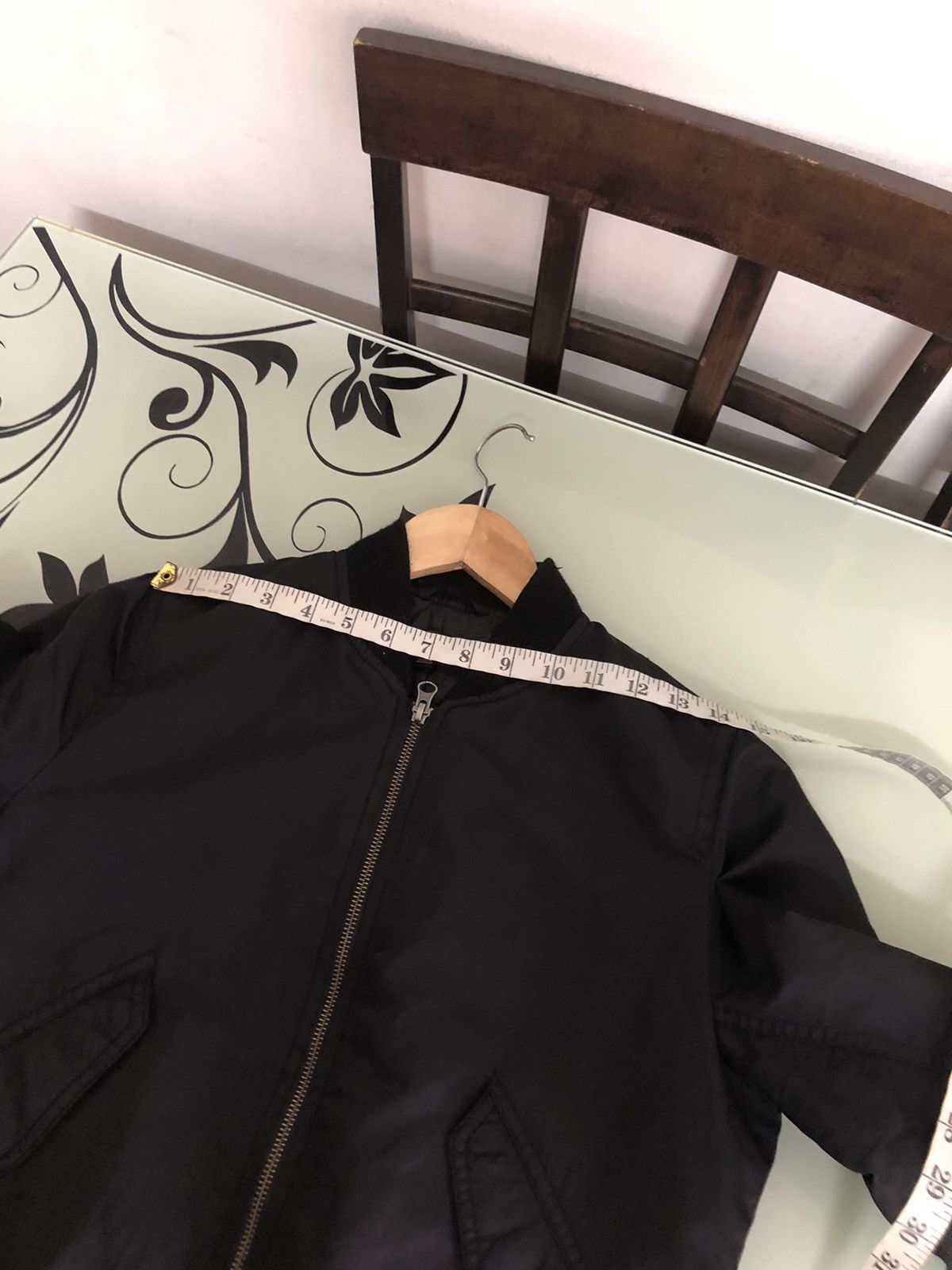 Japanese Brand 🏴 Vintage Uniqlo Black Minimalist Bomber Jacket Size M / US 6-8 / IT 42-44 - 17 Thumbnail