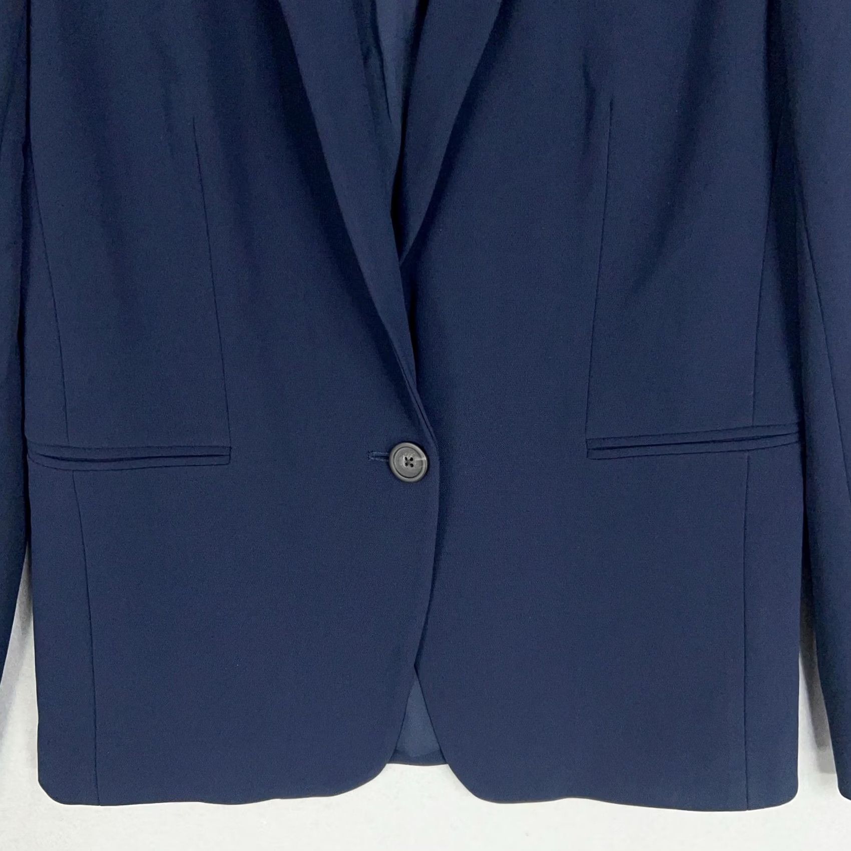 J.Crew J.CREW Collection Blazer Womens 2 Navy Blue Suit Jacket Office Minimal Capsule Jacket/Coat Blazer Size XS / US 0-2 / IT 36-38 - 3 Thumbnail