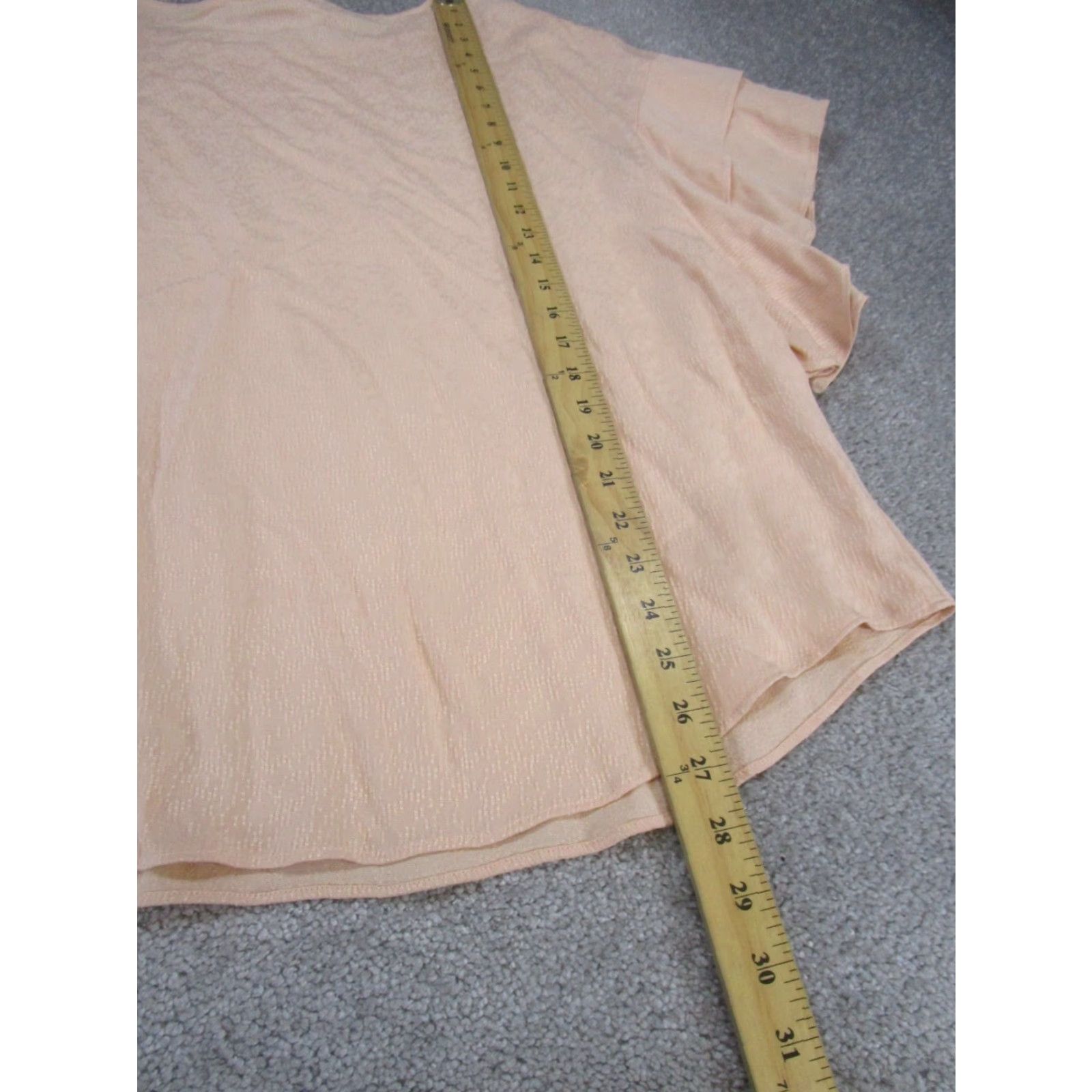Vintage VINTAGE Chico's Blouse Womens 16 Pink Long Sleeve Cotton Business Flutter Sleeve Shirt Size XXL / US 16-18 / IT 52-54 - 5 Thumbnail
