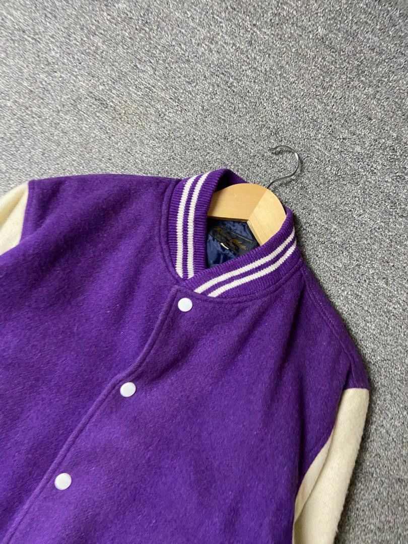 Japanese Brand Rois Mou Brand Wool Varsity Jacket (178) Size US M / EU 48-50 / 2 - 8 Thumbnail