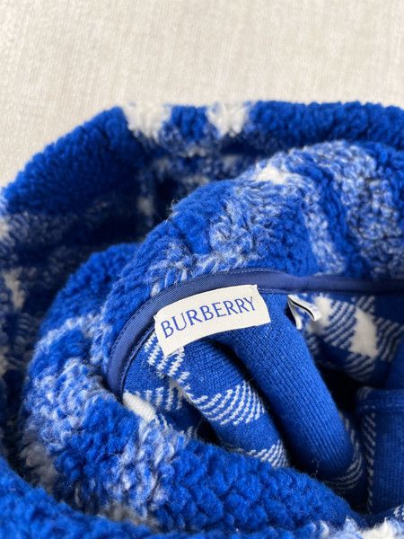 Burberry Burberry FW23 Plaid-Check Pattern Fleece Pullover Hoodie Size US S / EU 44-46 / 1 - 3 Thumbnail