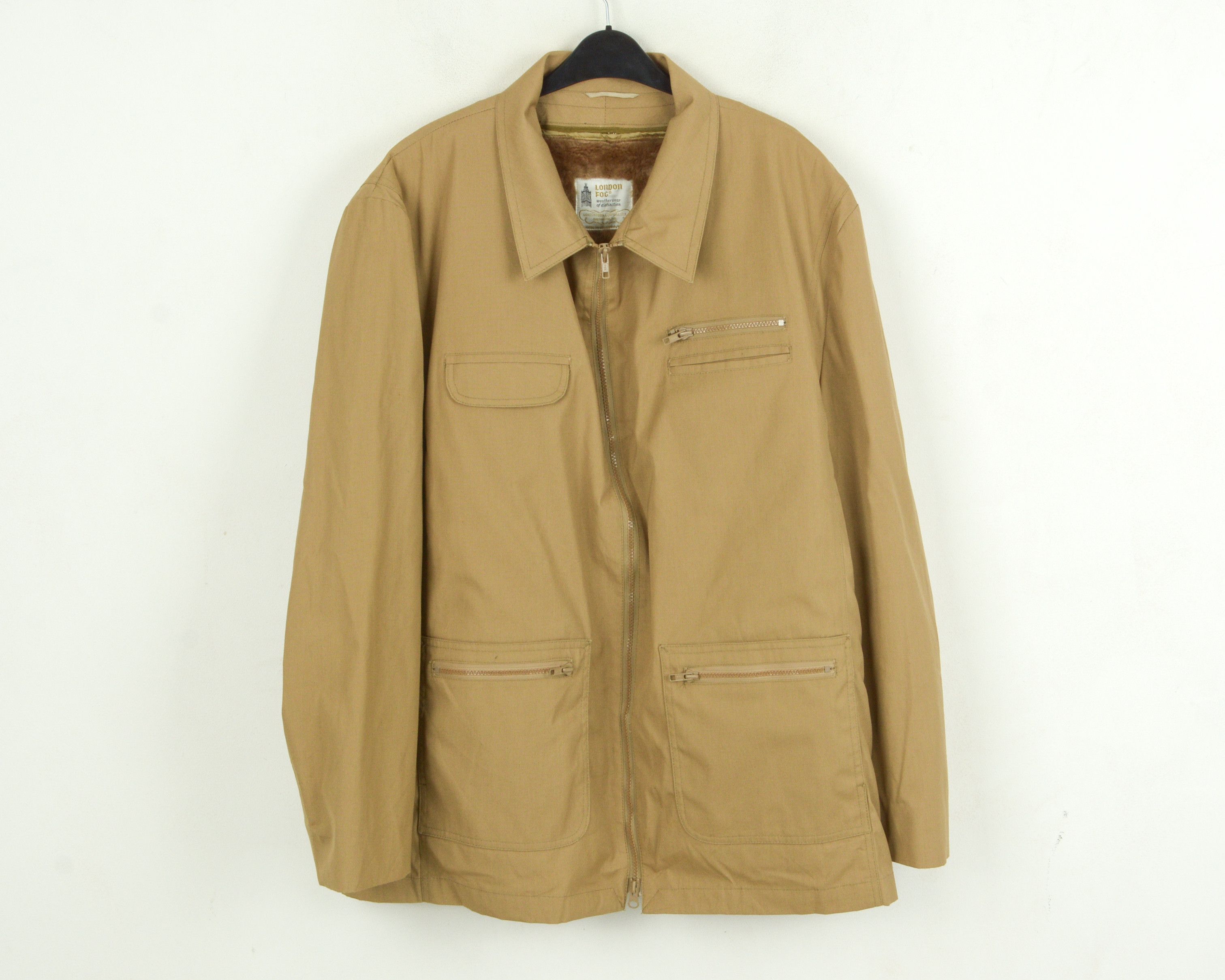 London Fog 70's Trench Coat M Faux Sherpa Fur Lining Rain Mac Jacket Size US M / EU 48-50 / 2 - 2 Thumbnail