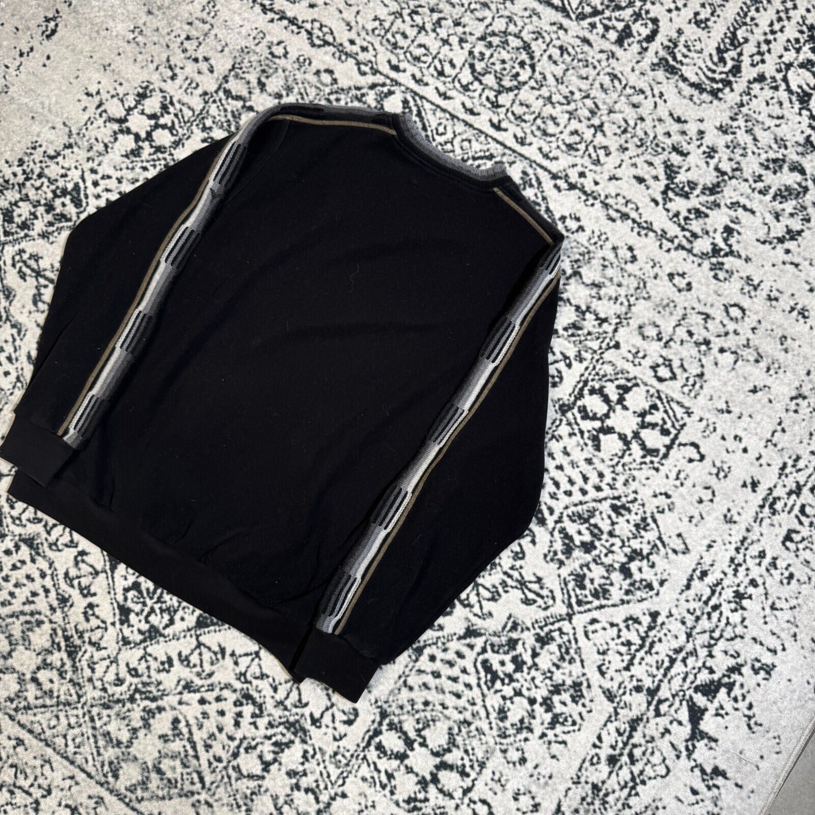 Carlo Colucci × Vintage Vintage Carlo Colucci Unisex Black Cotton Sweater Size XL Size US XL / EU 56 / 4 - 9 Thumbnail