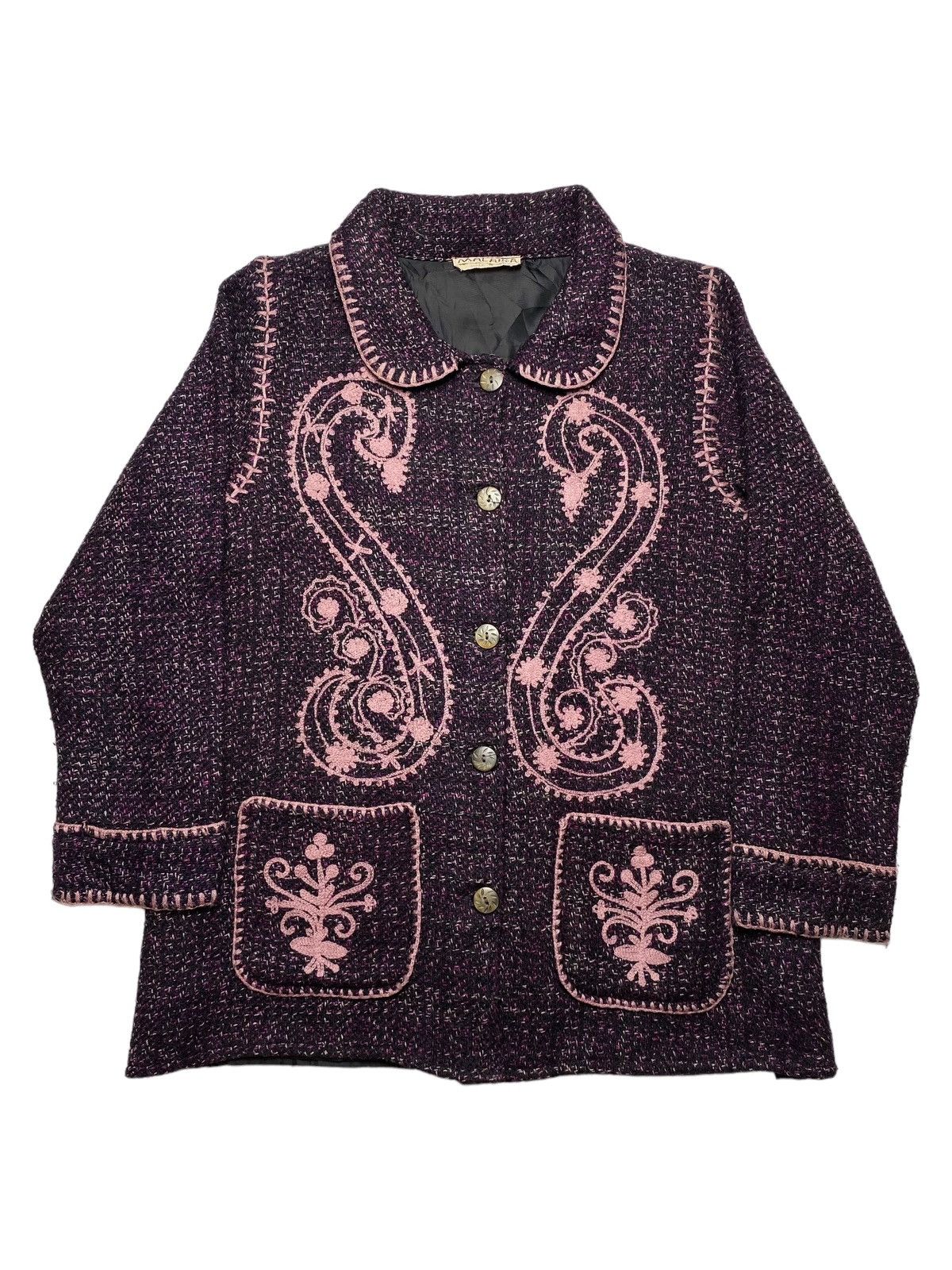 Japanese Brand 2000s Malaika - Knitted Jacket Hysteric Style Size M / US 6-8 / IT 42-44 - 1 Thumbnail