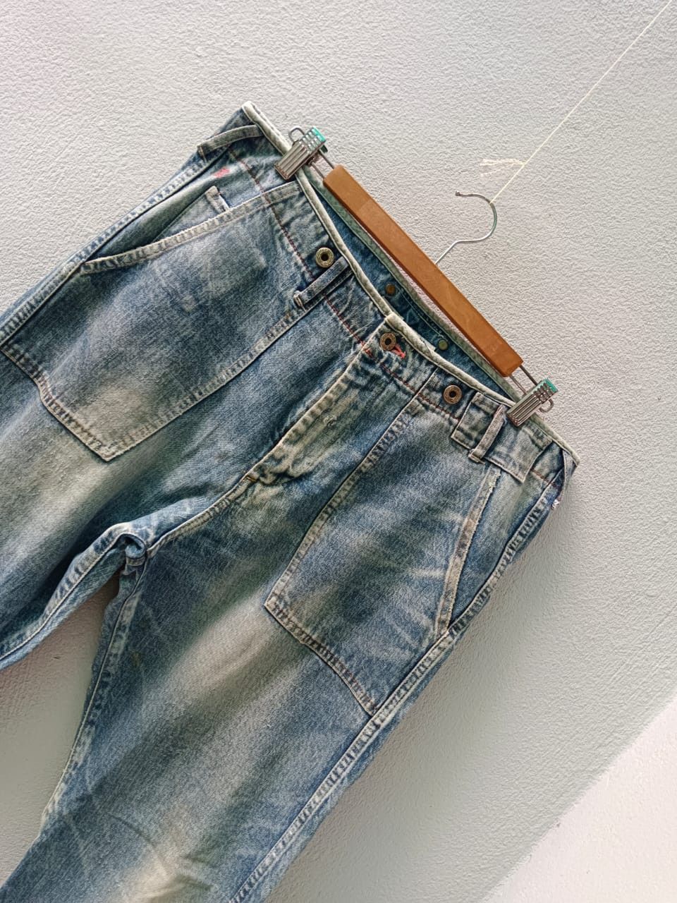 Paul Smith × Paul Smith Red Ear Paul Smith Red Ear Denim Bush Pants Size US 36 / EU 52 - 4 Thumbnail