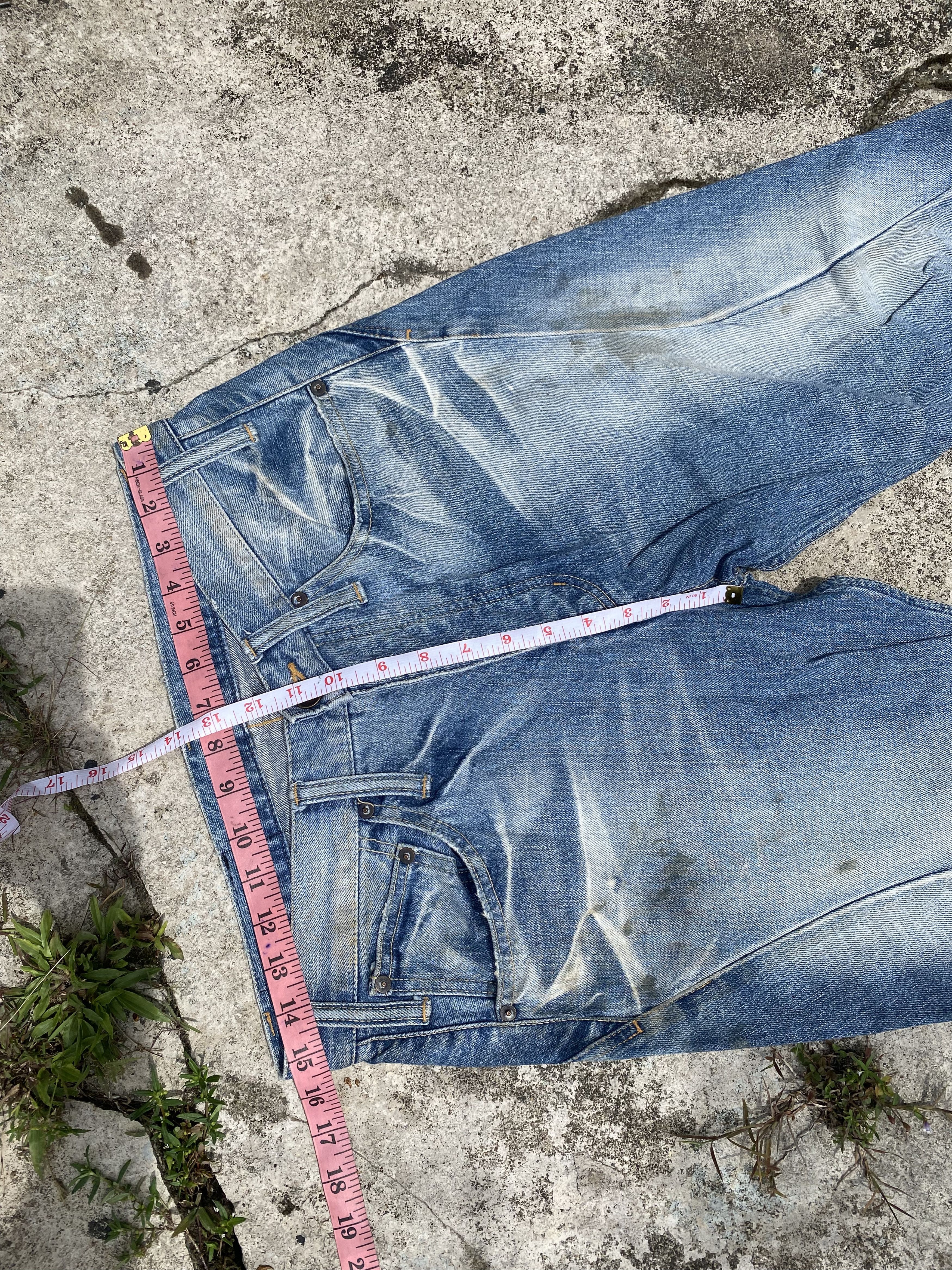 Le Grande Bleu (L.G.B.) GRAIL 💥 LGB BLUE WASH DISTRESSED JEANS Size US 29 - 12 Thumbnail