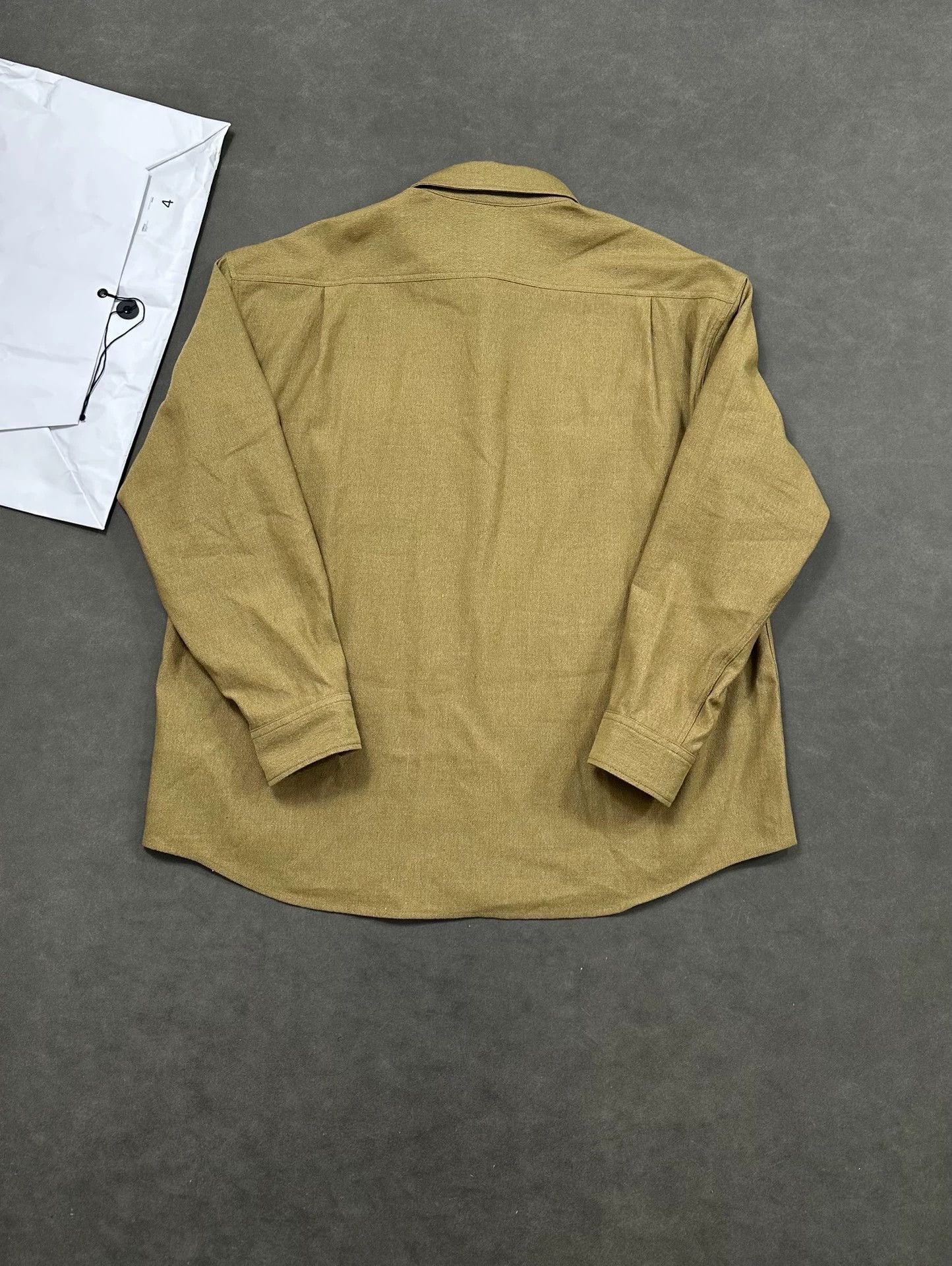 Visvim VISVIM 25SS LUMBER L/S Wool Linen Silk Buffalo Button Shirt Size US XL / EU 56 / 4 - 2 Thumbnail