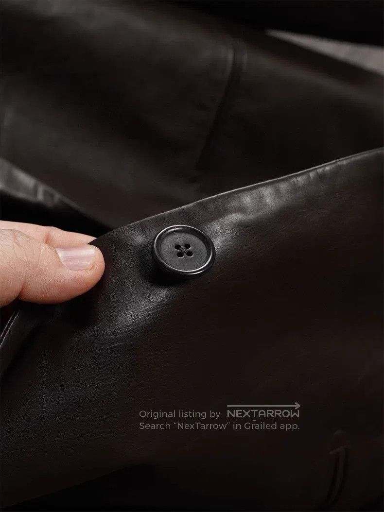 Hermes Hermes Men's Leather Blazer Size US L / EU 52-54 / 3 - 5 Thumbnail