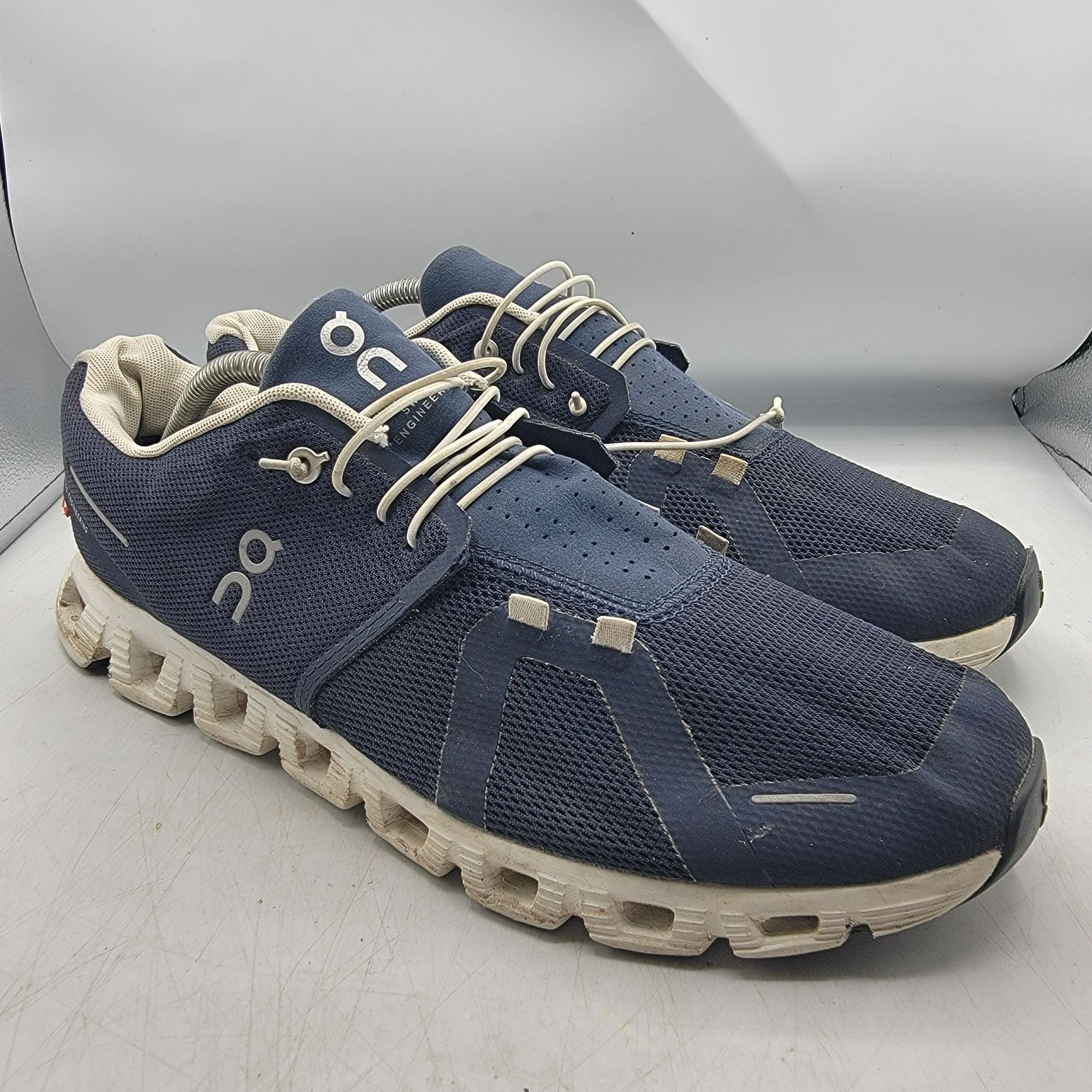 On Cloud 5 Mens 11.5 Denim Blue White Athletic Lightweight S