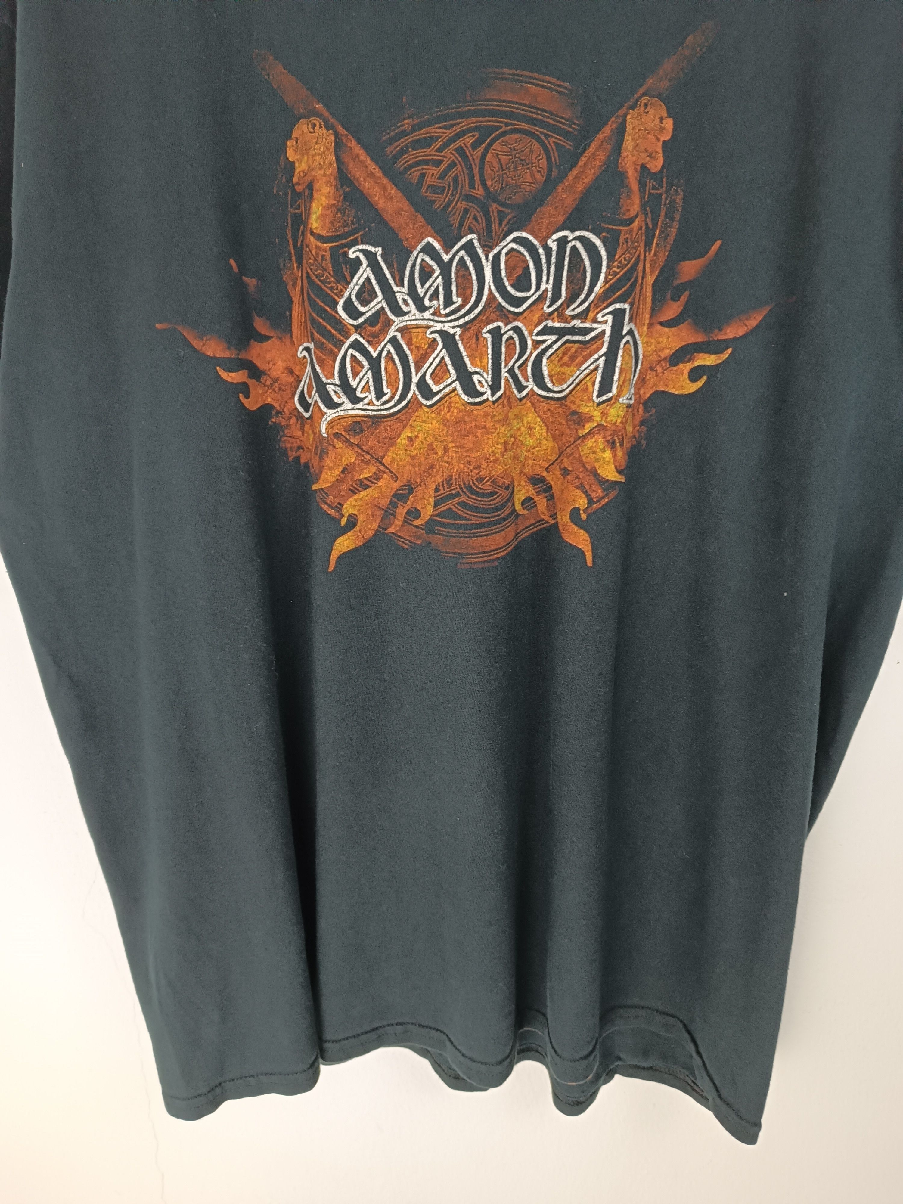 Band Tees VINTAGE AMON AMARTH 'VIKING HORDE' TEE (ghost arch opeth) Size US XL / EU 56 / 4 - 6 Thumbnail