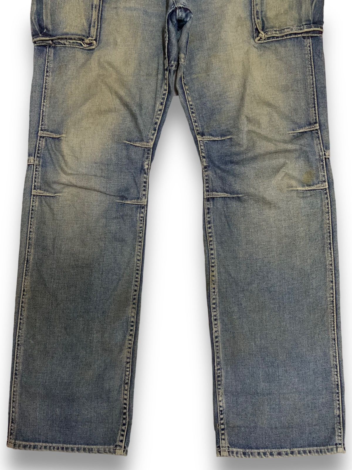 Japanese Brand Vintage Japanese Brand Mud Wash Baggy Fatigue Bush Jeans Size US 34 / EU 50 - 13 Thumbnail