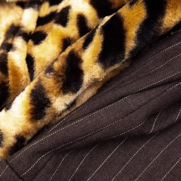 Comme des Garcons Comme des Garcons Leopard print gold button wool coat Size US M / EU 48-50 / 2 - 7 Thumbnail