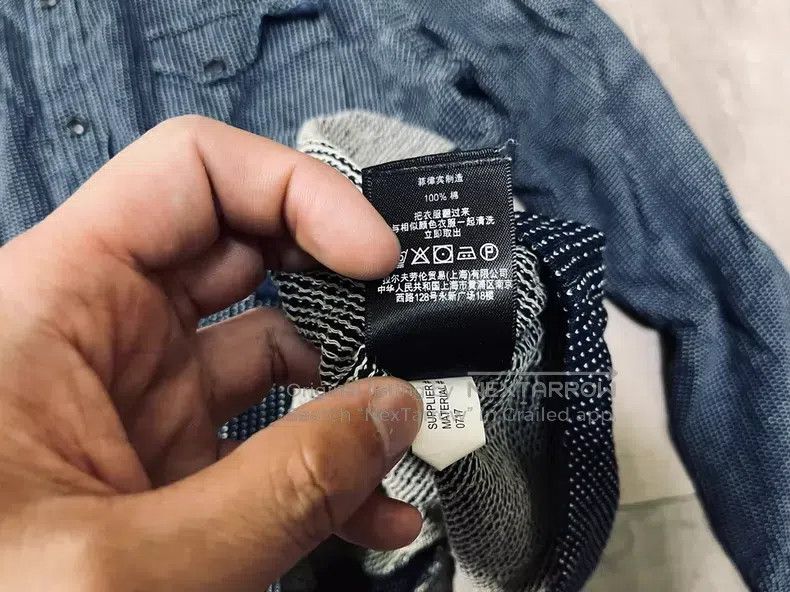 RRL Ralph Lauren RRL Ralph Lauren Out of print gemstone spike shirt blue dy Size US L / EU 52-54 / 3 - 7 Thumbnail