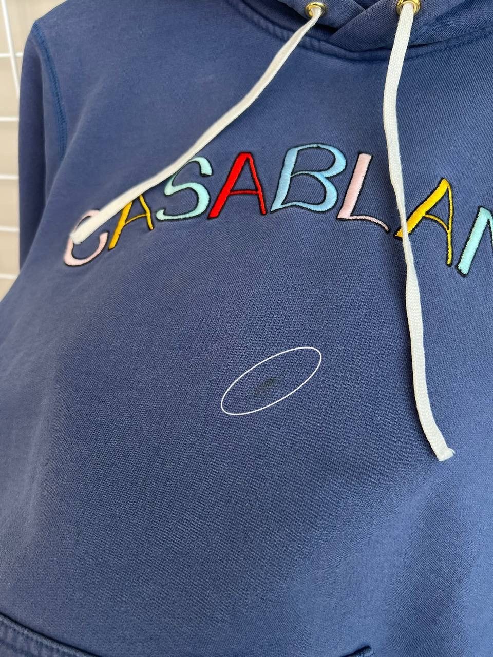 Casablanca Casablanca Casa Arch Logo Hoody Mens Size M Blue Hoodie Size US M / EU 48-50 / 2 - 13 Thumbnail