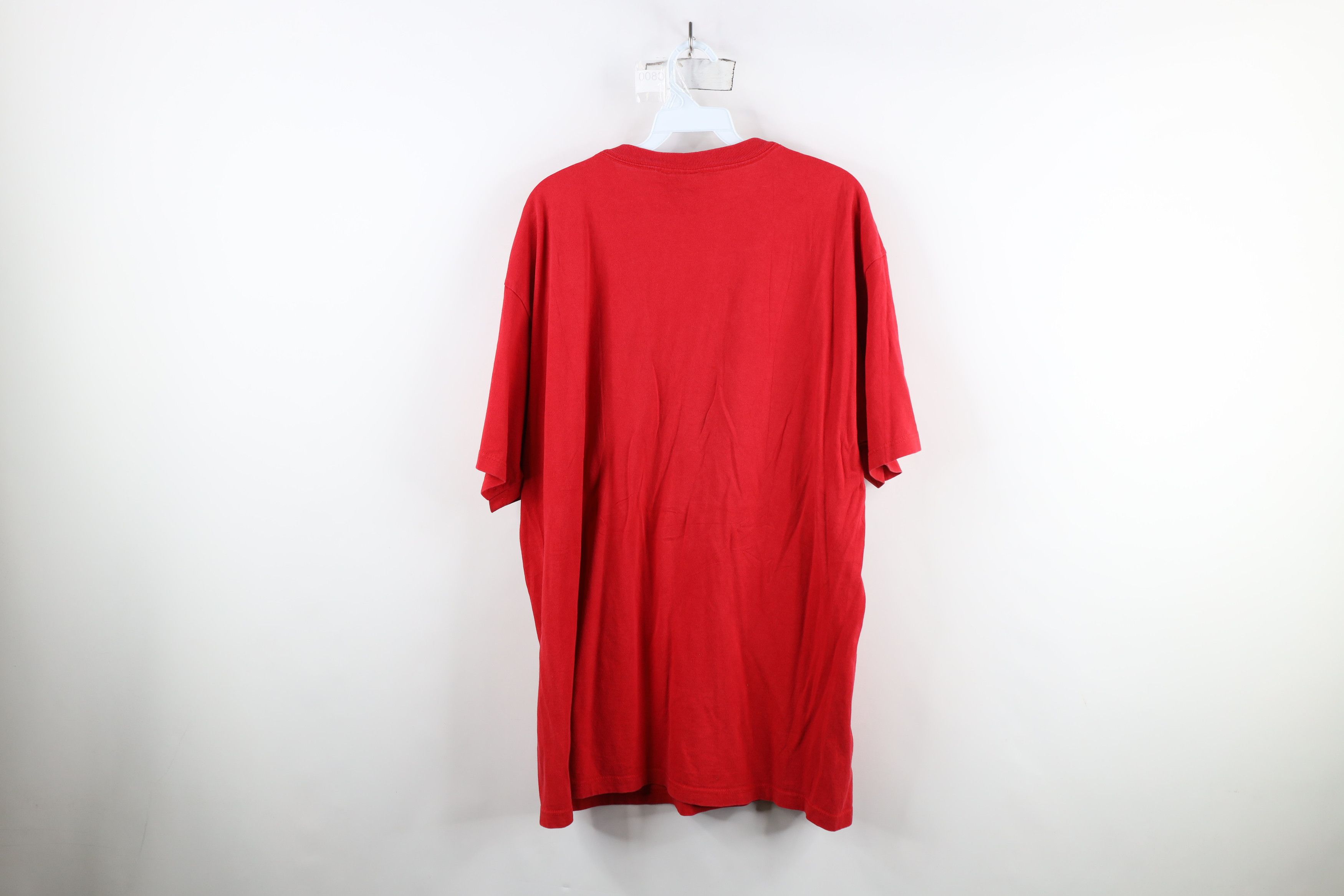 Nautica × Vintage Vintage 90s Nautica Sport Tech T-Shirt Red Cotton USA Size US L / EU 52-54 / 3 - 10 Thumbnail