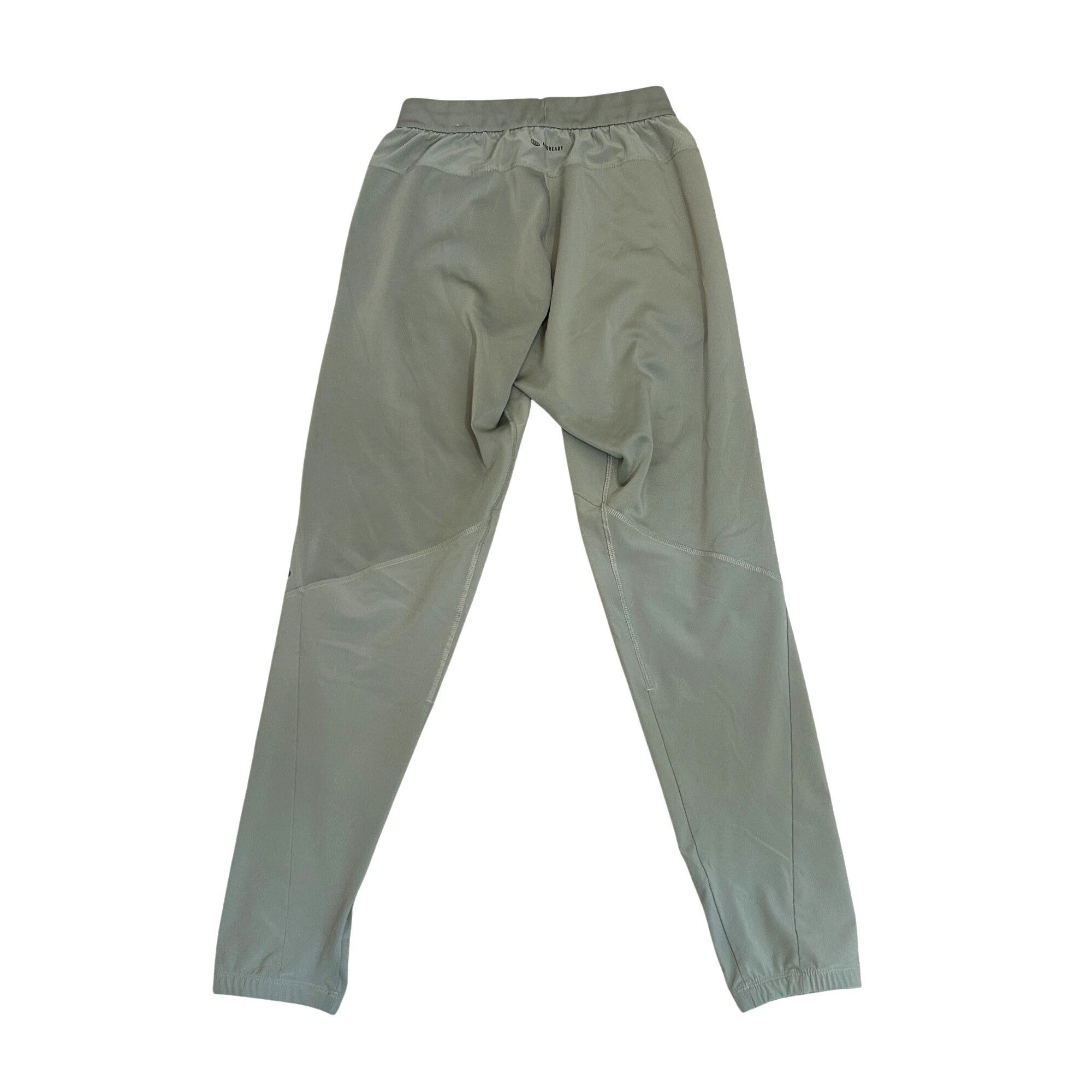Adidas Adidas Womens Joggers S Sage Green Logo AEROREADY Drawstring Size 25" / US 0 / IT 36 - 10 Thumbnail