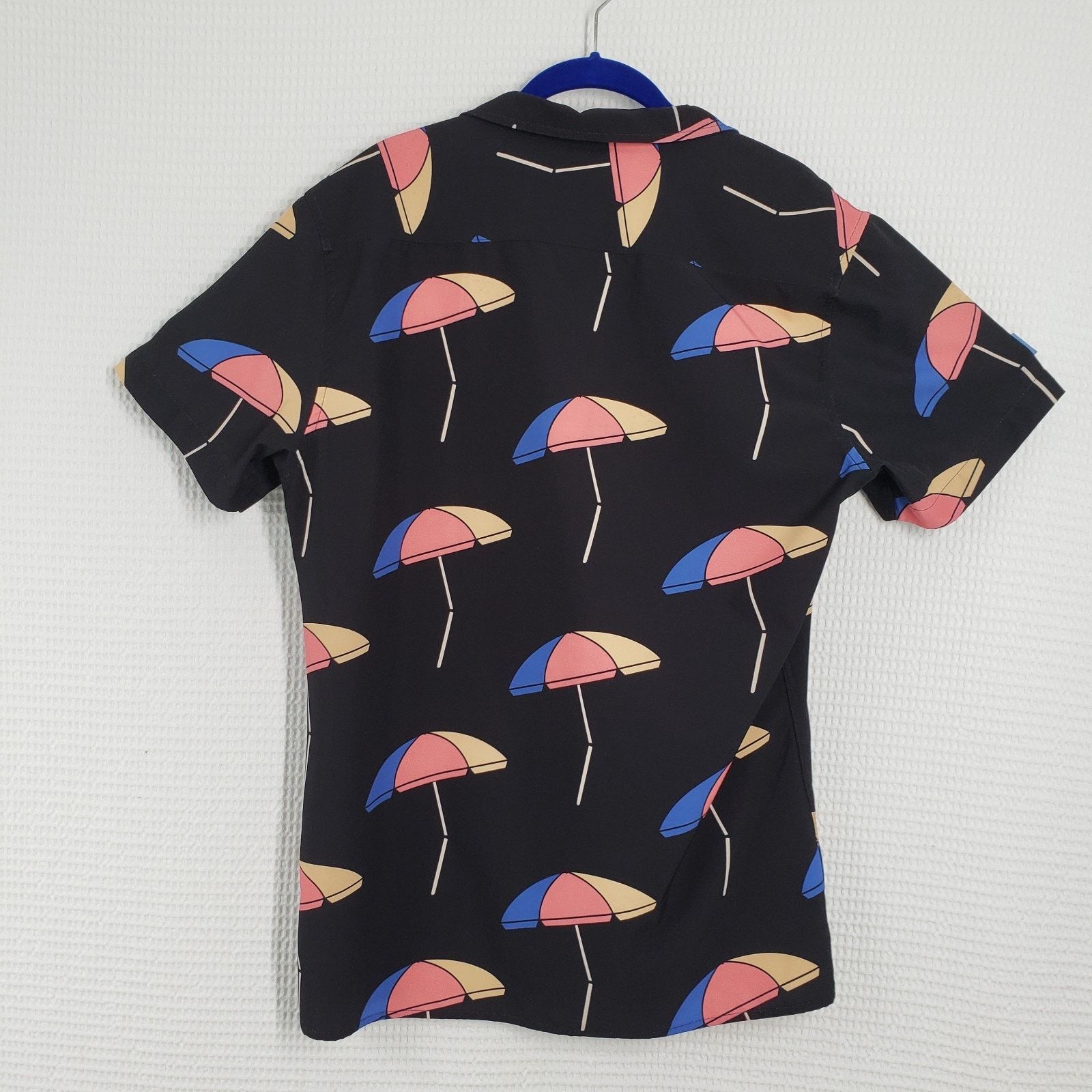Other Duvin Button Up Shirt Mens Medium Black Beach Short Sleeve Size US M / EU 48-50 / 2 - 2 Thumbnail
