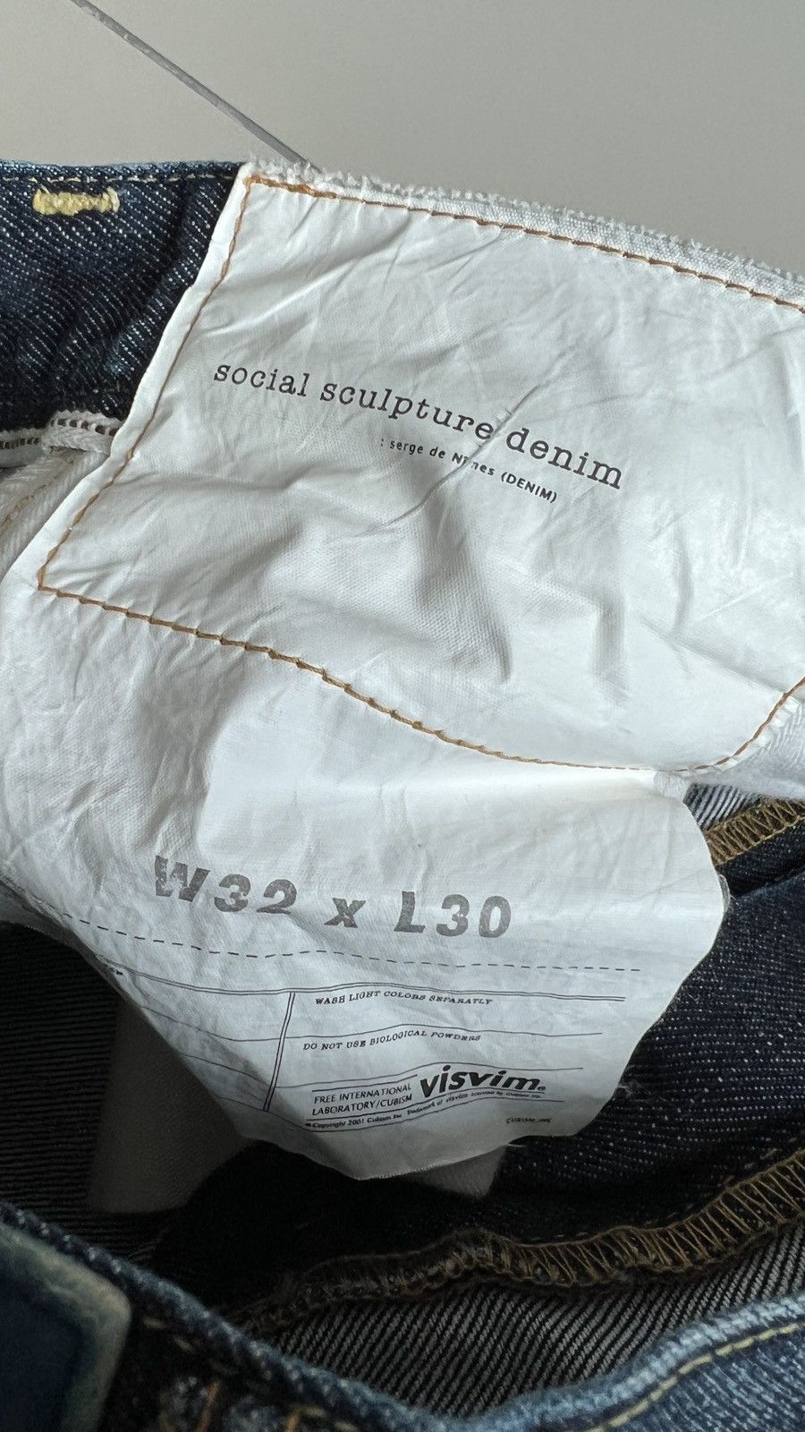 Visvim visvim 05.2 NW social sculpture denim size 32 Size US 32 / EU 48 - 8 Thumbnail