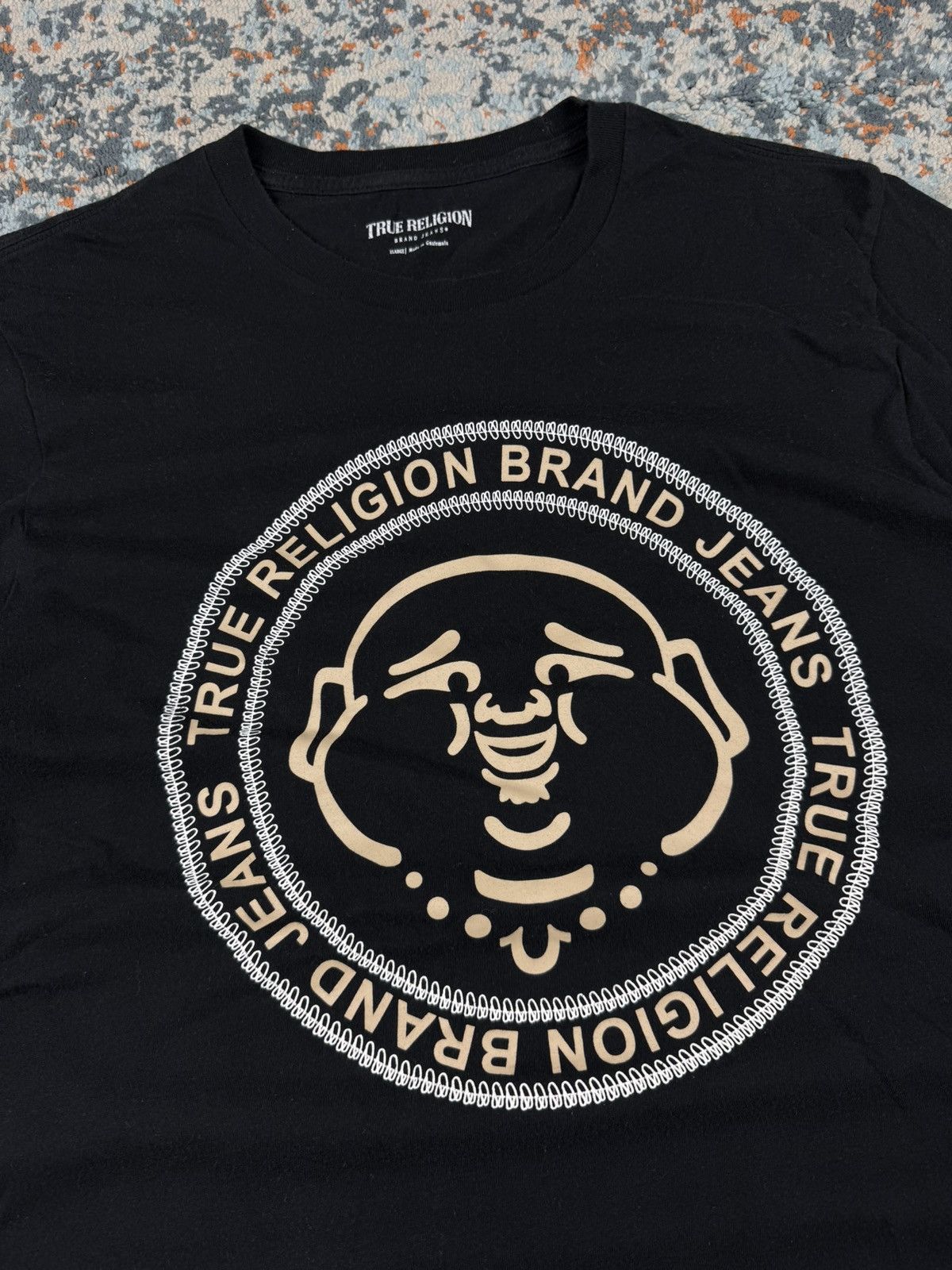 True Religion True Religion Buddha face graphic tee chief keef sosa y2k Size US XL / EU 56 / 4 - 4 Thumbnail